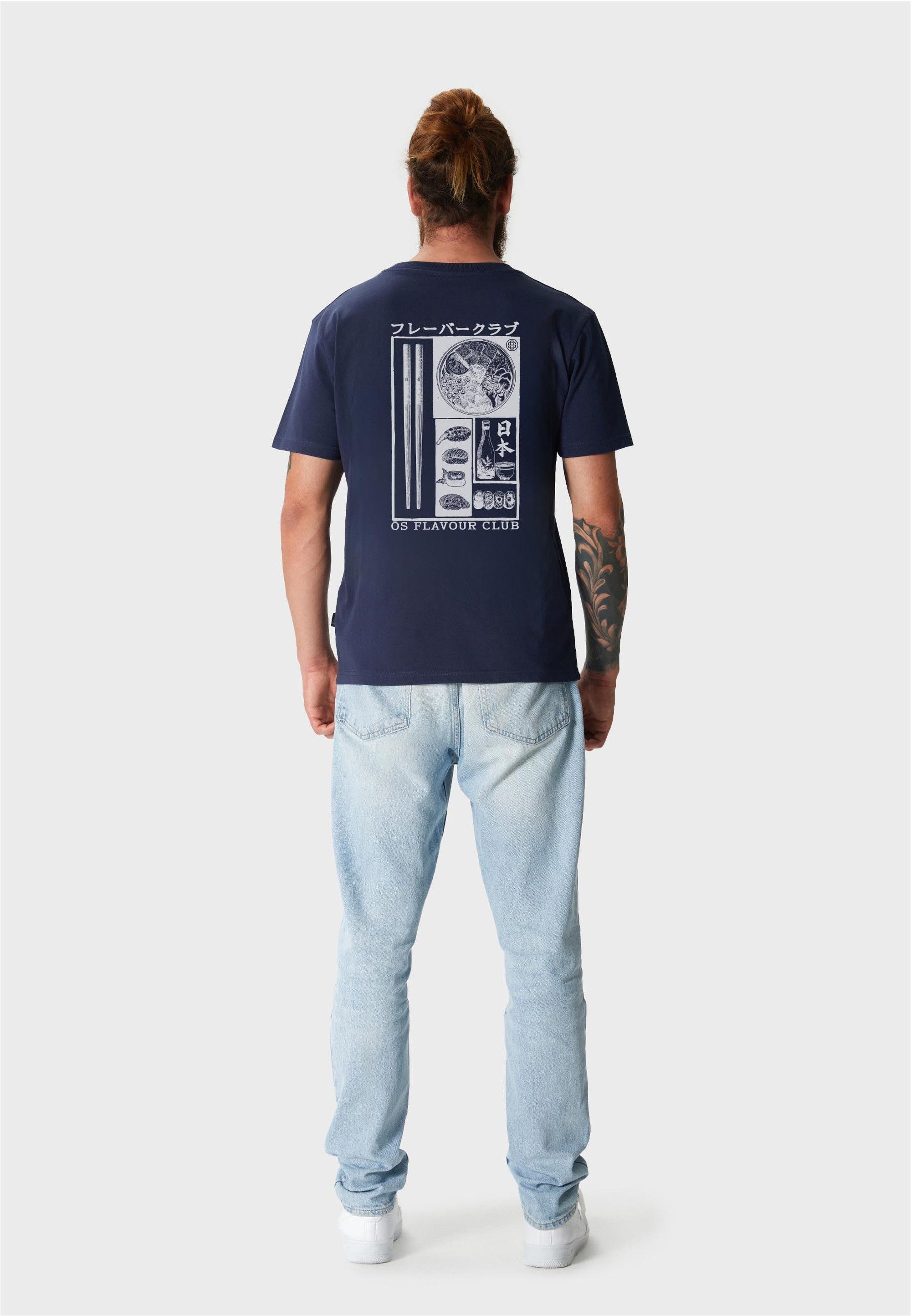 Oldskull T-Shirt Asian Flavour Club Umami Graphic mit fernöstlichem Motivprint