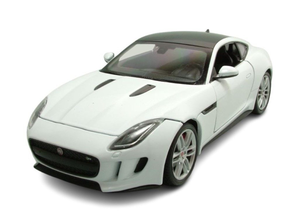 Welly Modellauto Jaguar F-Type Coupe 2014 weiß, Maßstab 1:24
