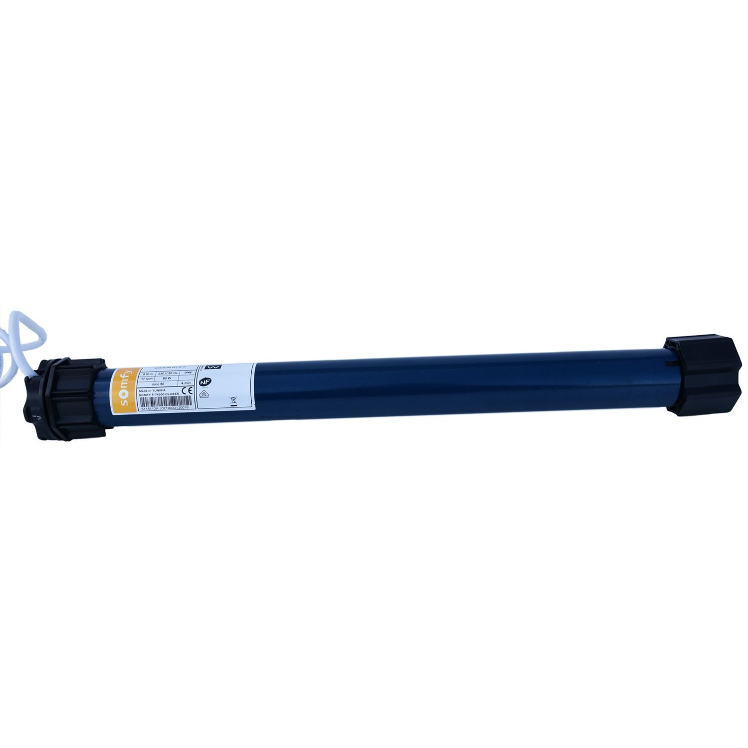 Somfy Rollladenmotor Ilmo 50 WT 30/17 Rollladen Antrieb Rohrmotor SW60 8-kant Stahlwelle, (1 St), Zugkraft 30 Nm - Gesamtlänge 675mm
