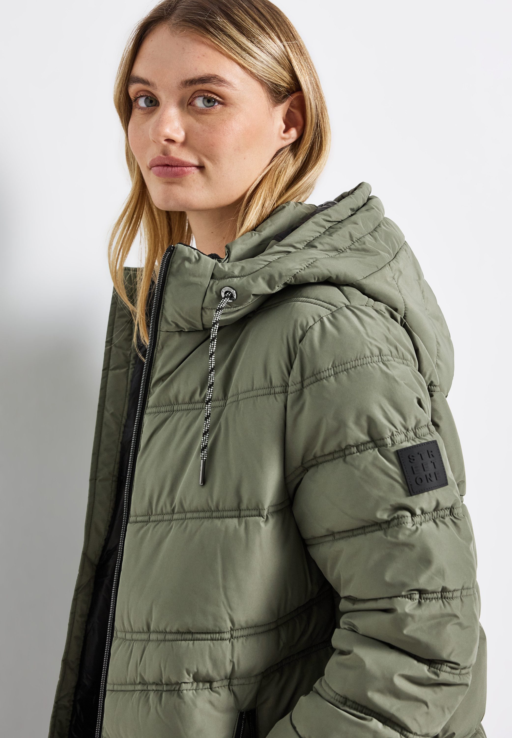 STREET ONE Steppjacke lange Winterjacke, mit günstig online kaufen