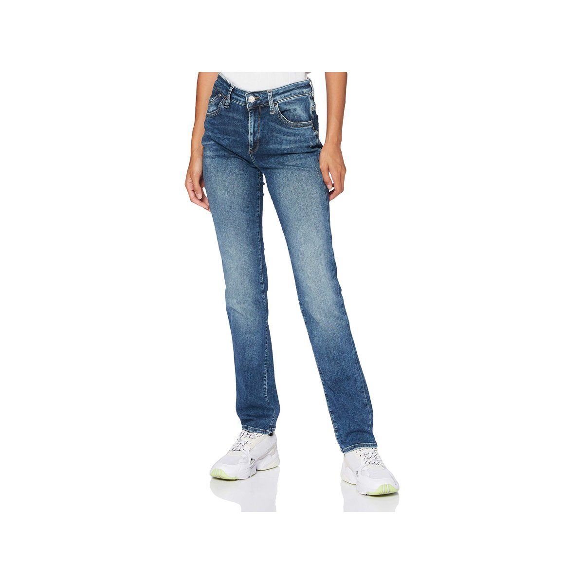 Mavi 5-Pocket-Jeans mittel-blau (1-tlg)