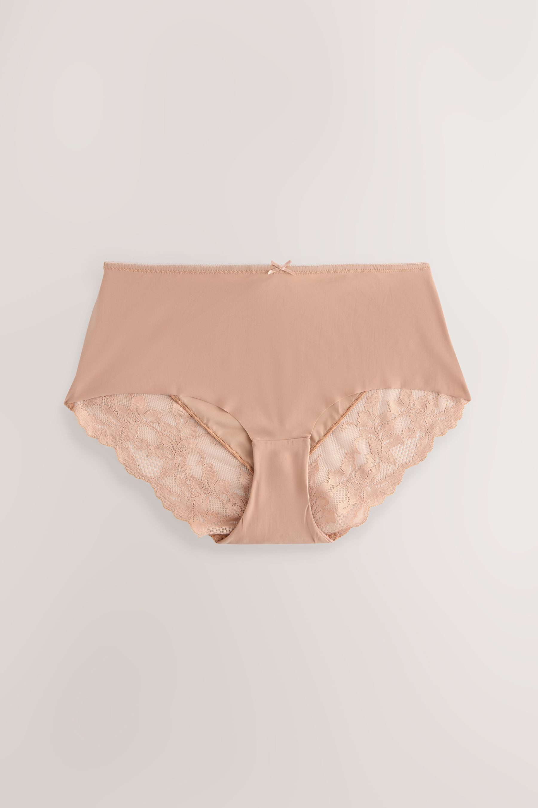 Next Midislip Nahtlose Slips mit Spitze, 5er-Pack, Midi (5-St)