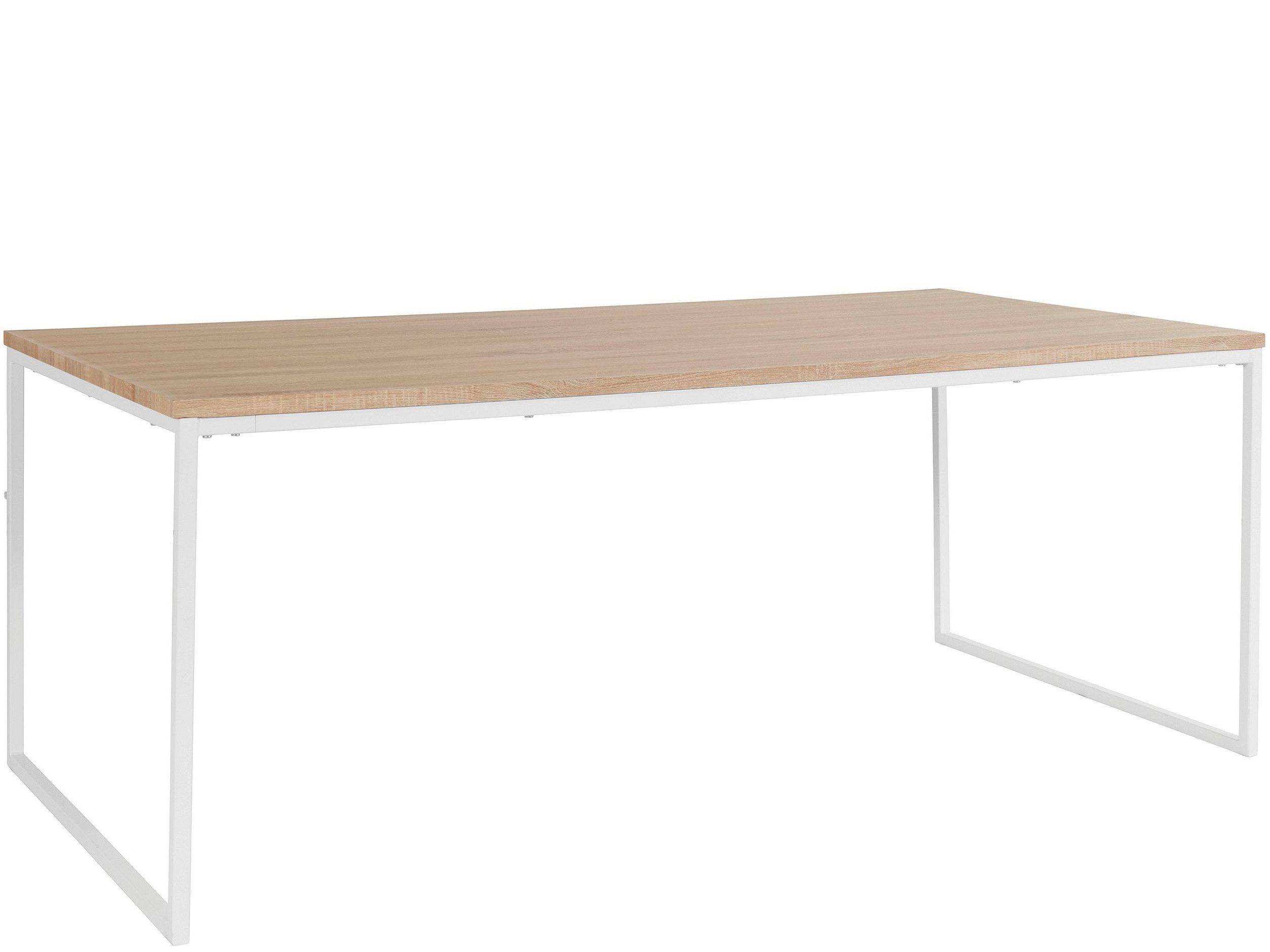 freiraum Esstisch Messina, in Eiche Dekor Natur, MDF/Metall - 200x76x100cm (BxHxT)