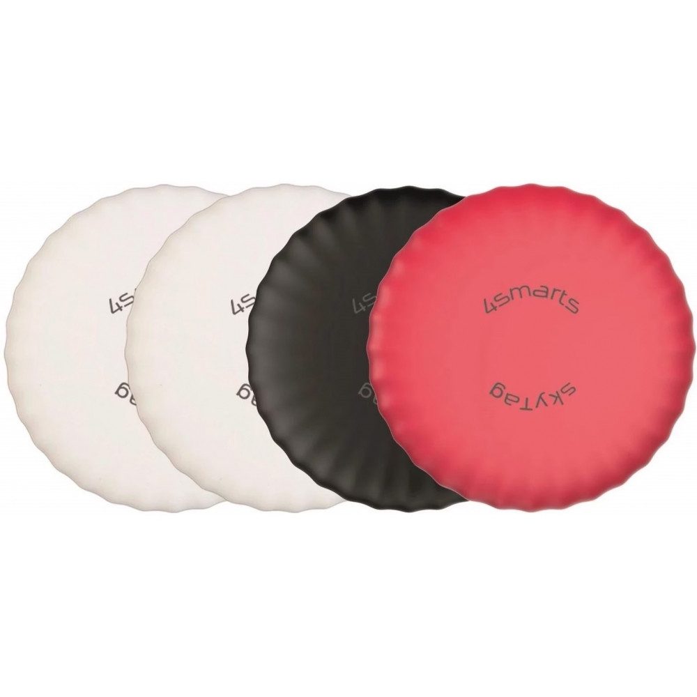 SkyTag Slim 4er Pack - Bluetooth Tracker - weiß/schwarz/rot GPS-Tracker