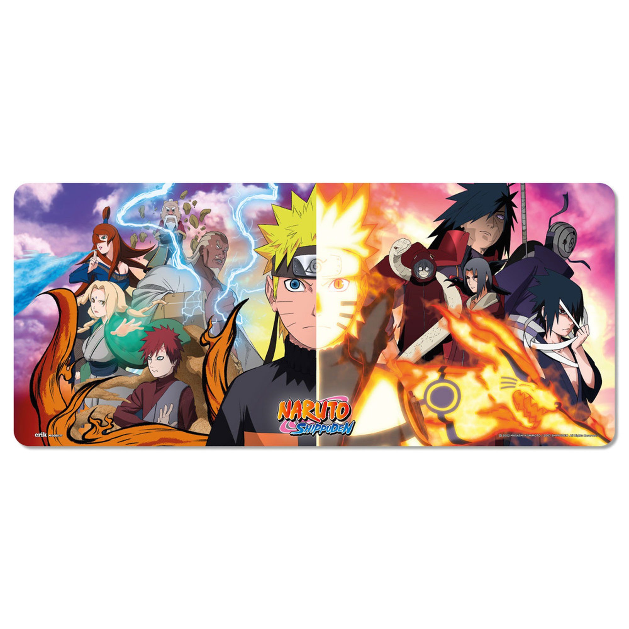 Mauspad Naruto - Schreibtischunterlage - Gaming Mousepad