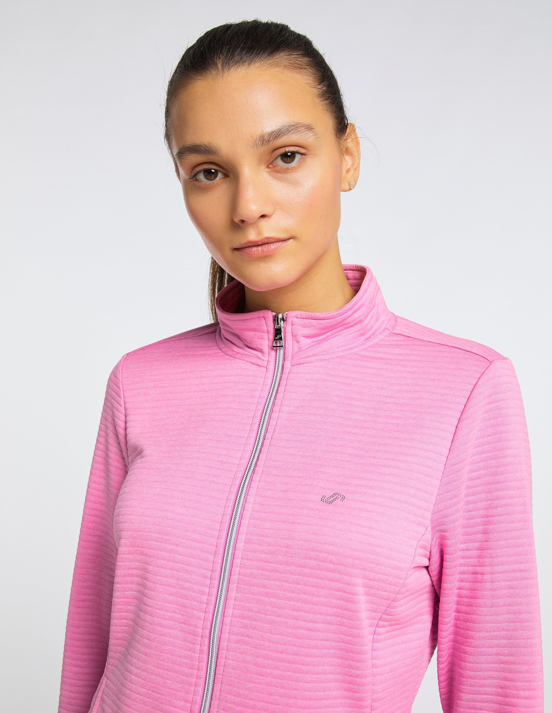Joy PEGGY cyclam pink Sportswear melange Jacke Trainingsjacke
