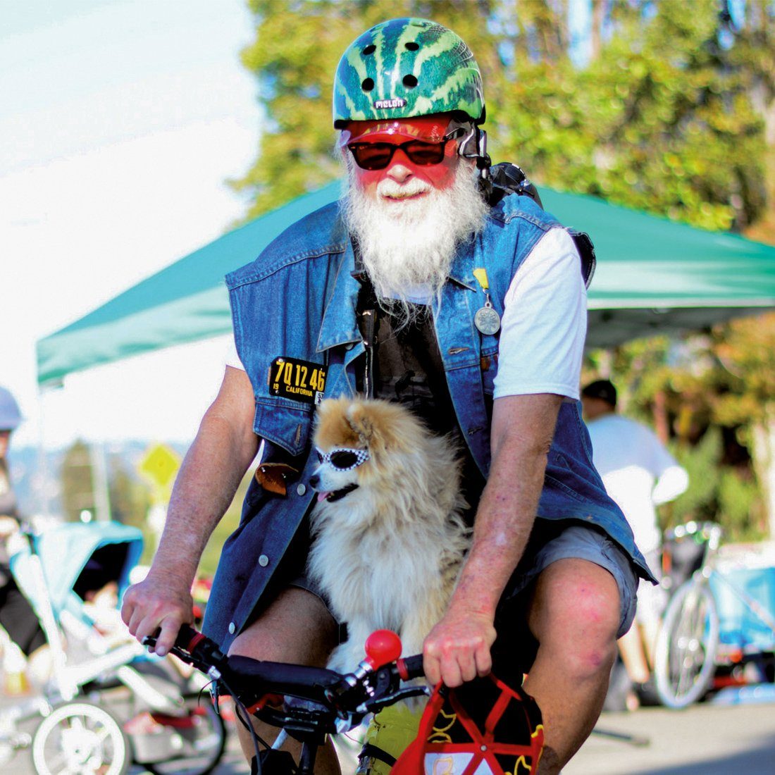 Melon Fahrradhelm Real Melon (matte), super leicht, Magnetverschluss, größenverstellbar, mehr als 50 Designs