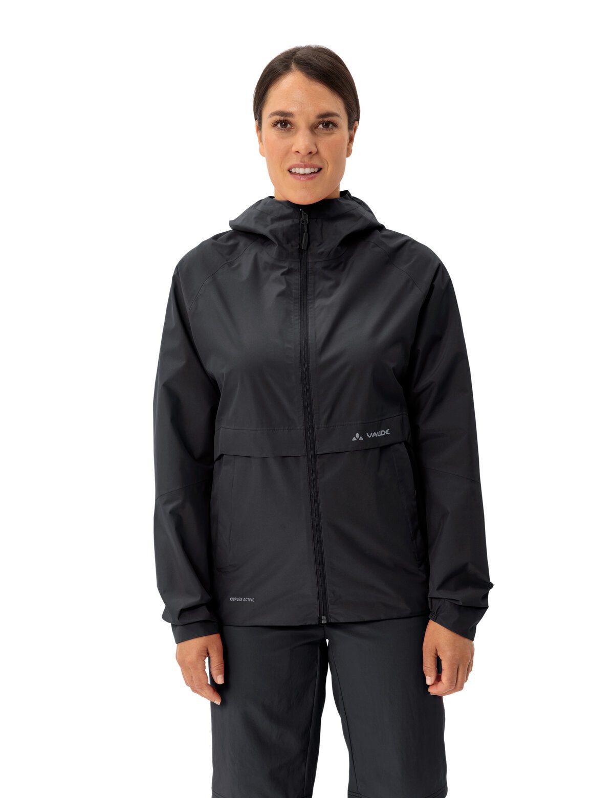 VAUDE Regenjacke WOMEN'S LOAMER RAIN JACKET wind- und wasserdichte Ausführung, kompakt verstaubar, normale Länge