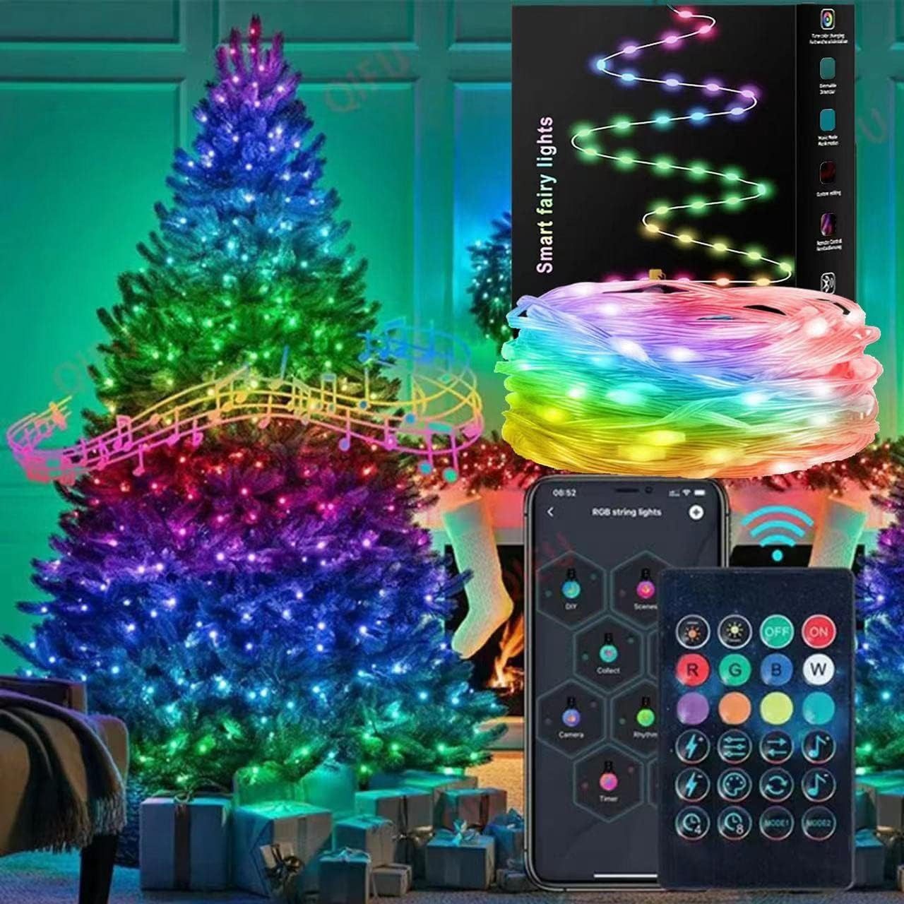 PRIISF LED-Lichterkette LED Weihnachten Beleuchtung Deko günstig online kaufen