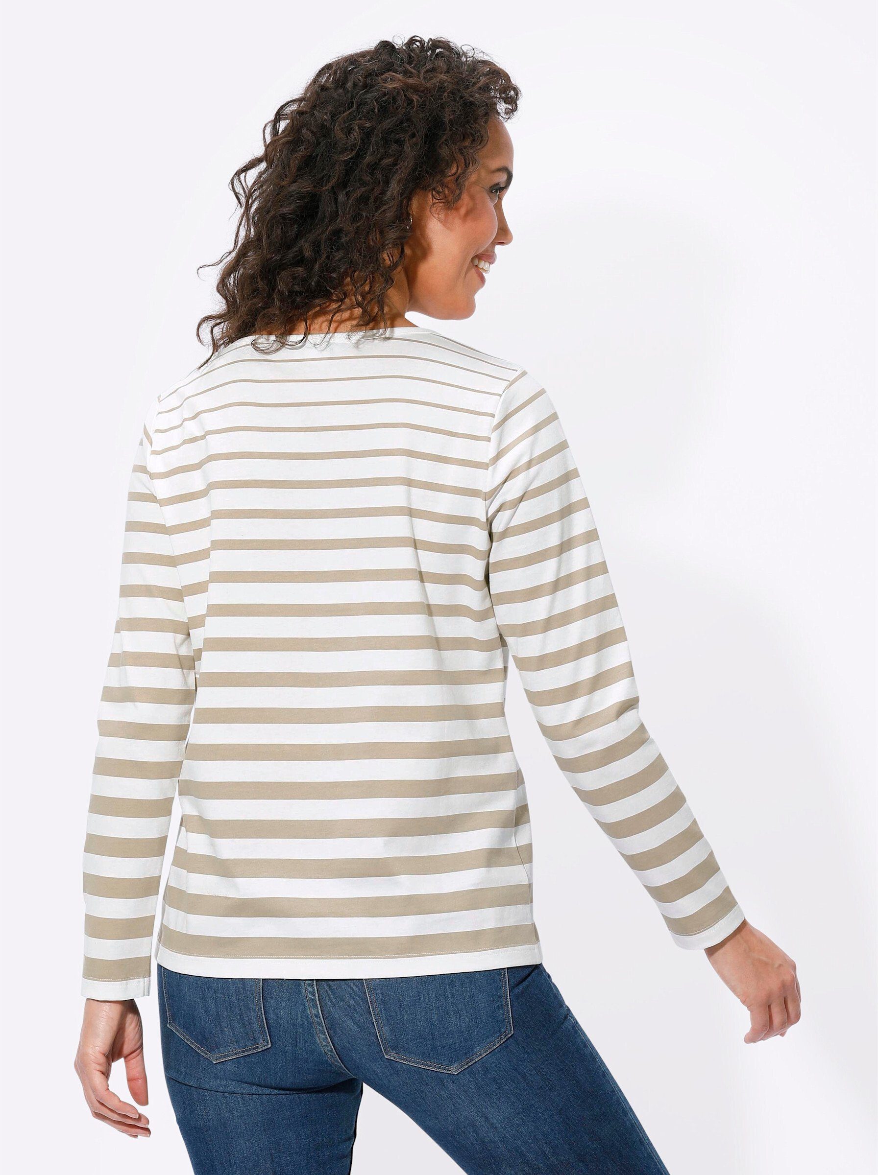 Casual Looks Print-Shirt "Ringelshirt", (1 tlg.) günstig online kaufen
