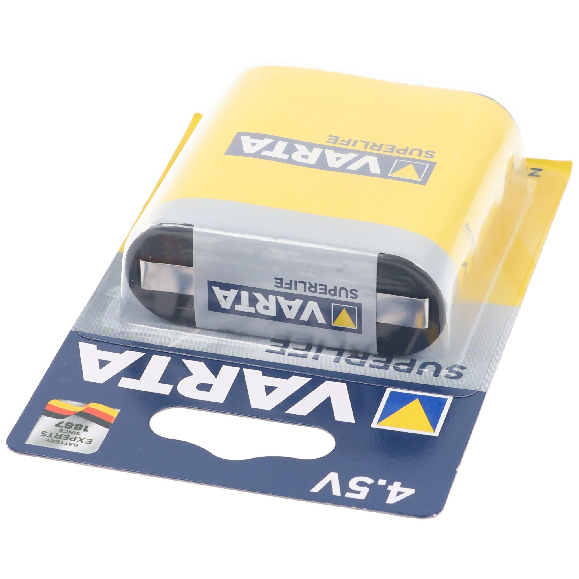 3R12, V) Varta Volt Normal (4,5 VARTA Flachbatterie 3R12P 3012 4,5 Batterie, Superlife