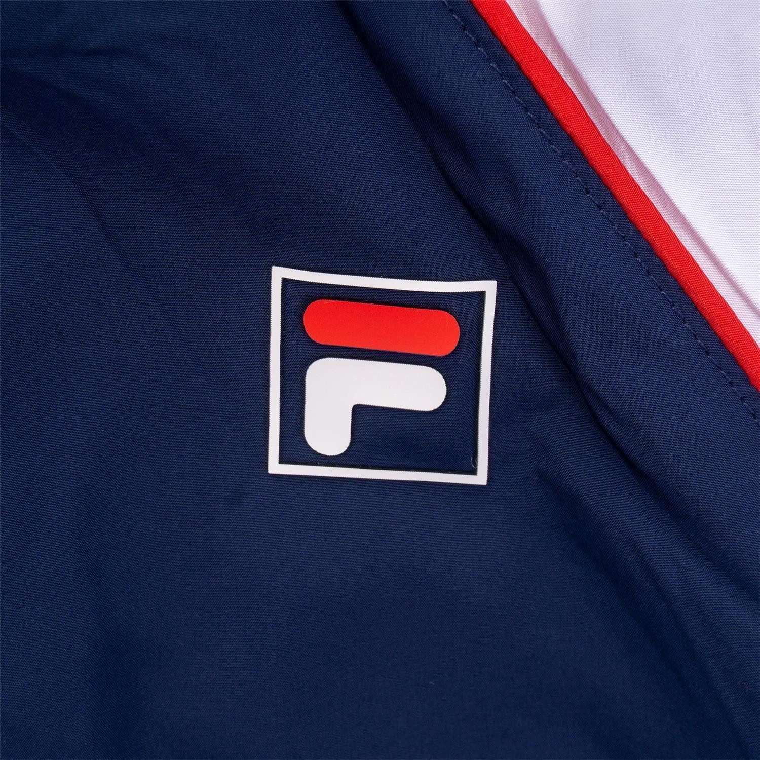 Fila Trainingsjacke Jacke Fila Pistoia Colour-Blocking-Design mit Paspeldetails