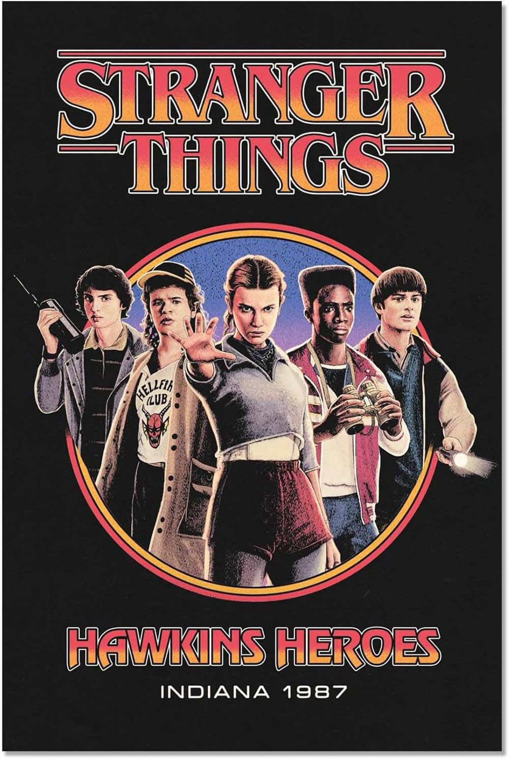 Poster Stranger Things - Staffel 5 - Heroes - Poster 61x91,5 cm