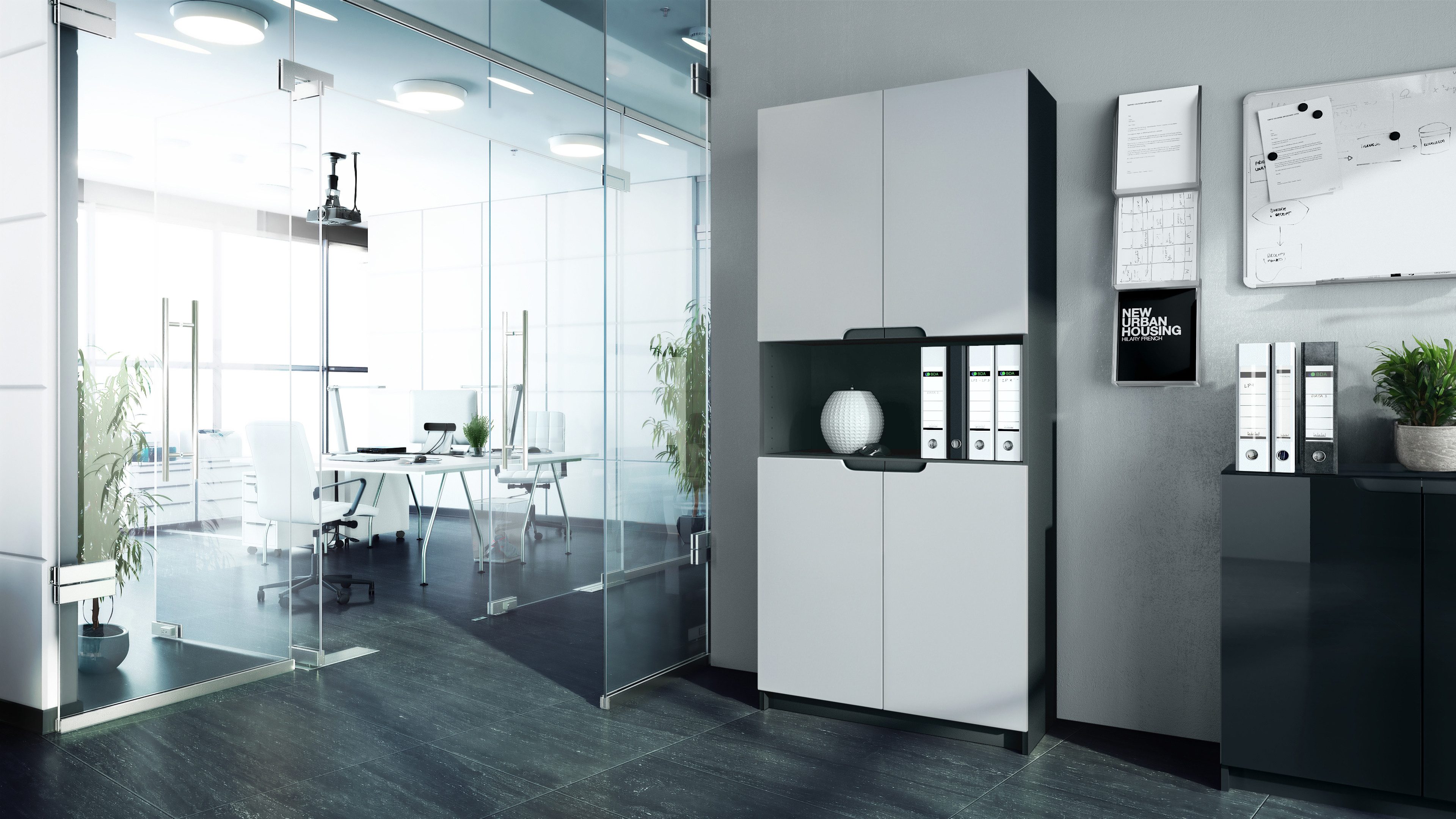 Vladon Aktenschrank Logan V2 (Aktenschrank, mit günstig online kaufen