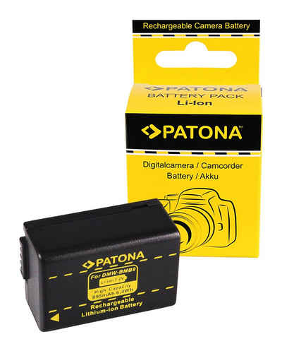 Patona Akku für die Panasonic Lumix FZ82 FZ72 Kamera-Akku DMW-BMB9 895 mAh