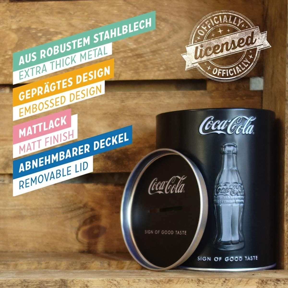 Nostalgic-Art Spardose Metall Sparbüchse Sparschwein - Coca-Cola – Bild 5 von 5