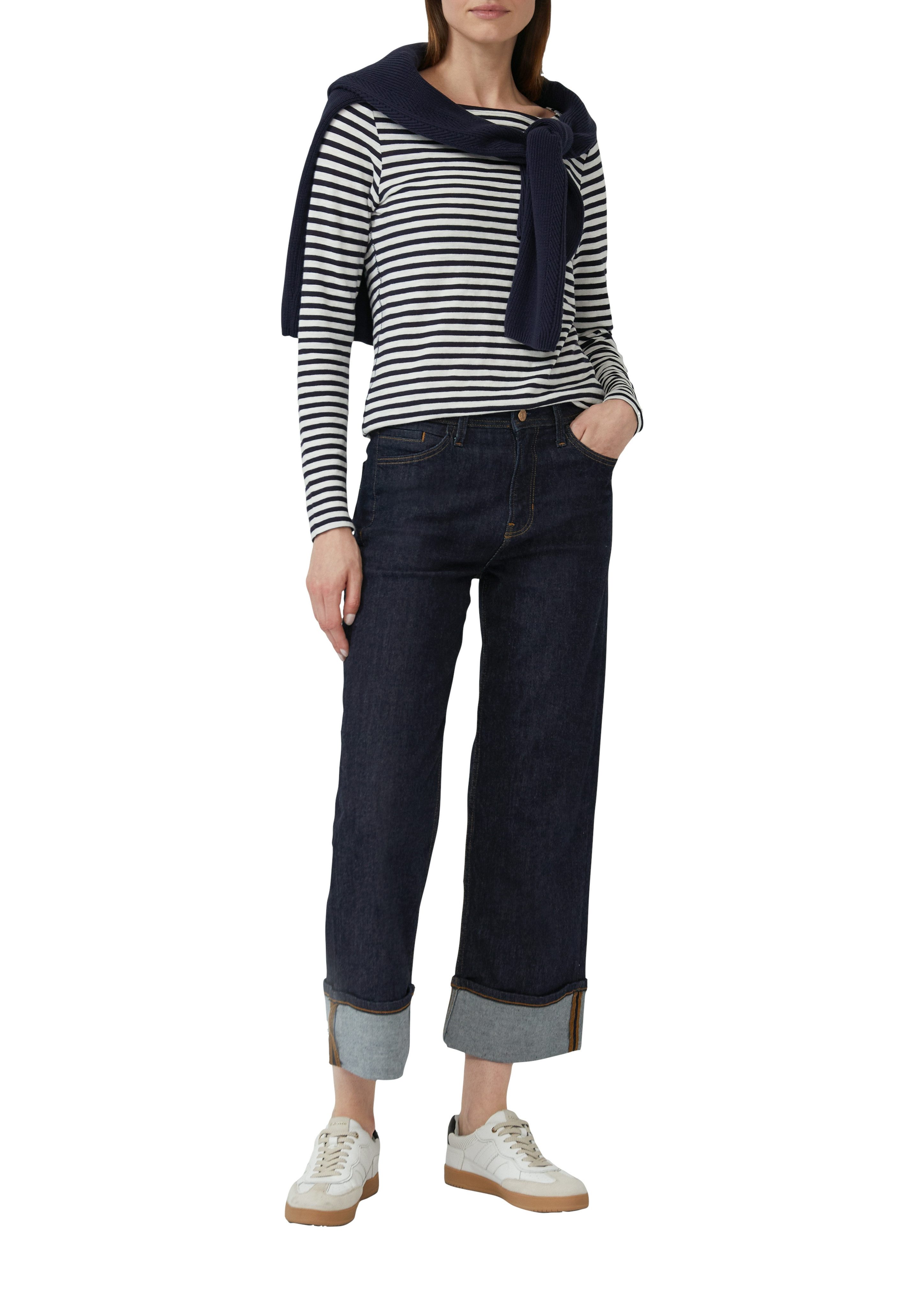 s.Oliver Langarmshirt mit Streifen Muster günstig online kaufen