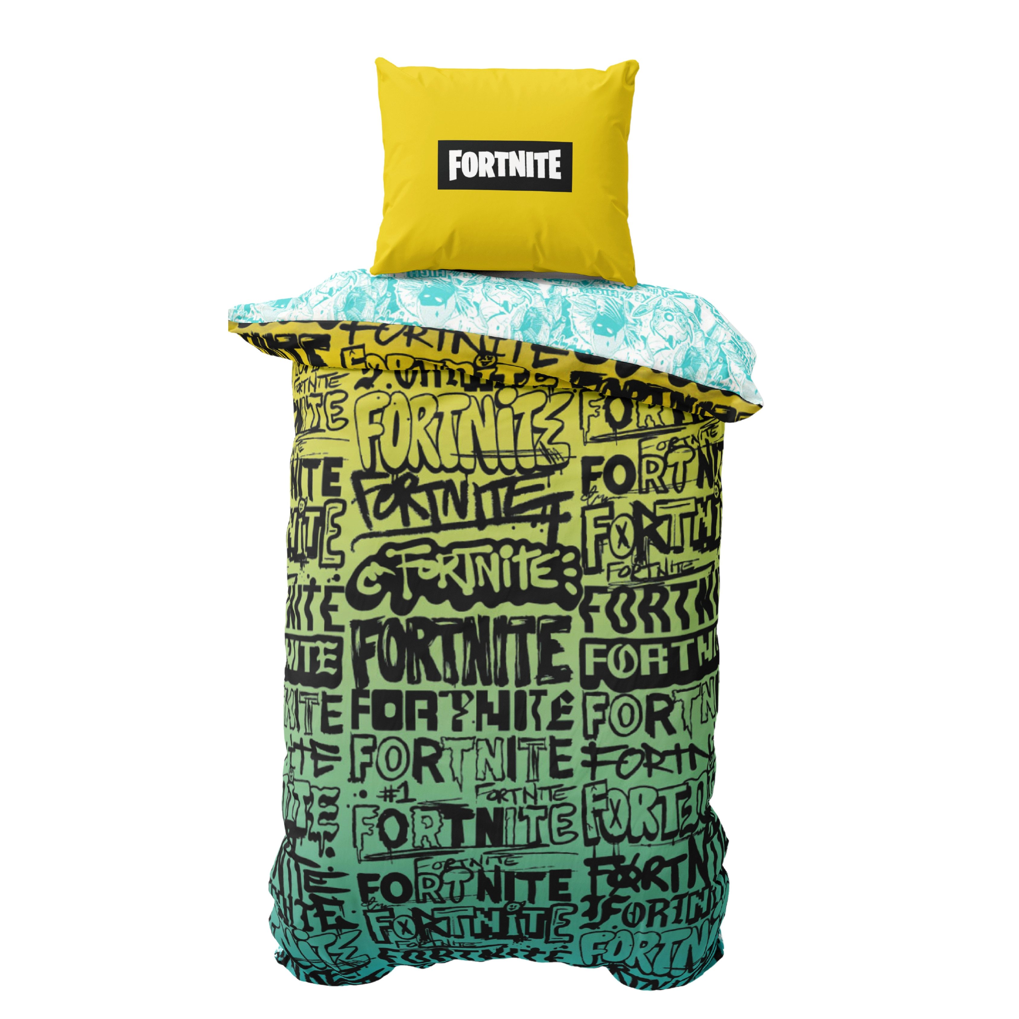 MTOnlinehandel Bettwäsche Fortnite, 135x200 + 80x80 cm, Geschenk für Gamer, günstig online kaufen