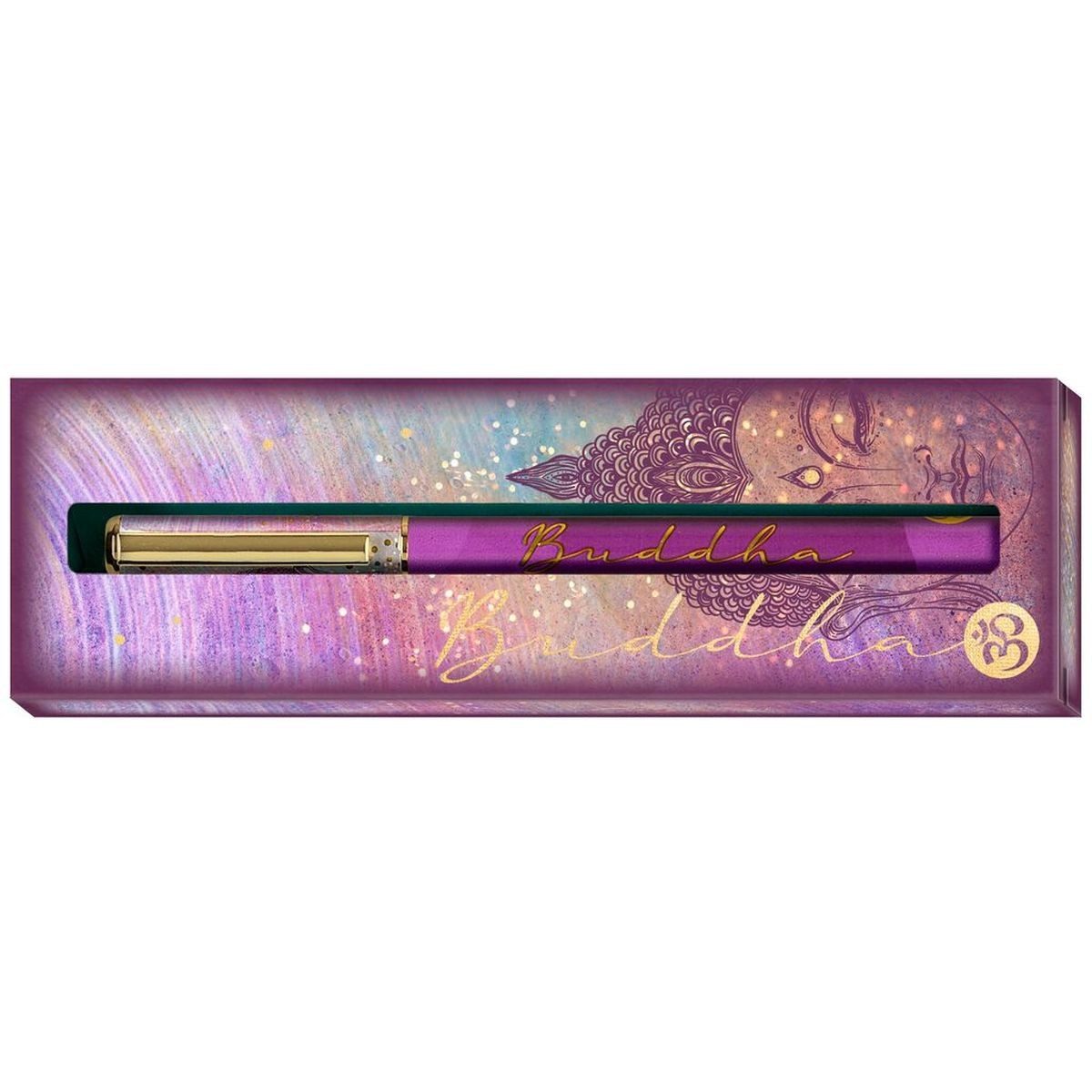 Moses. Verlag Tintenroller Omm for you Tintenroller Buddha mit Buddha-Zitat & Goldakzenten