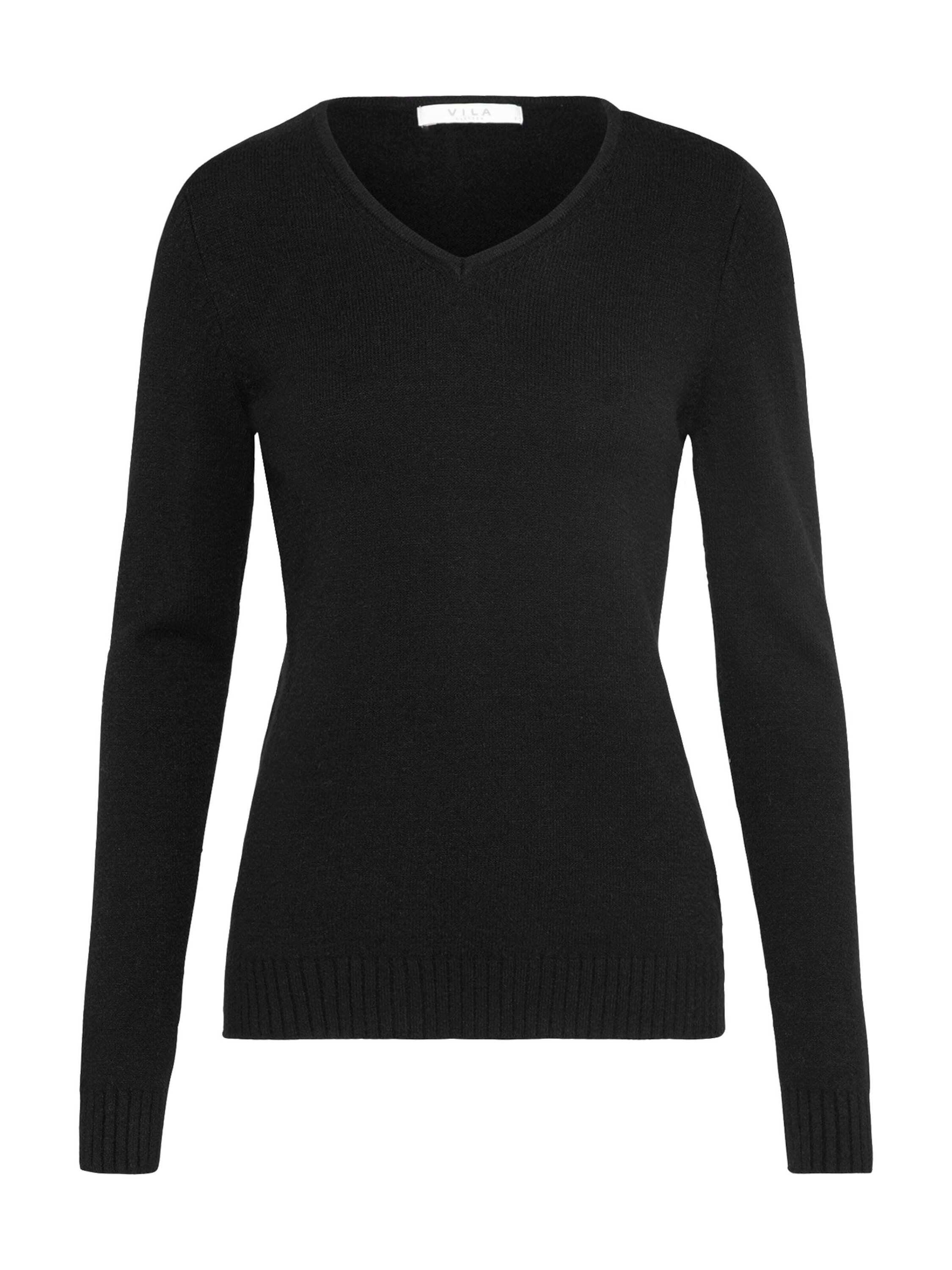 Vila V-Ausschnitt-Pullover VIRIL V-NECK L/S KNIT günstig online kaufen