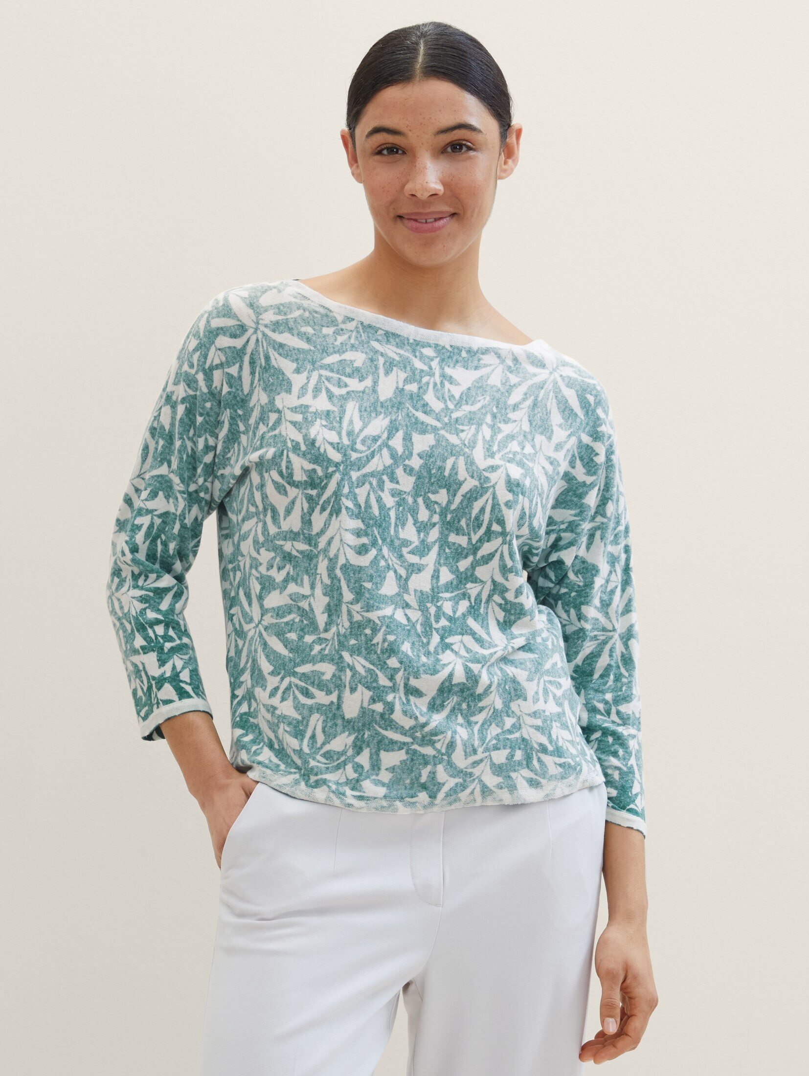 TOM TAILOR Strickpullover Strickpullover mit Print