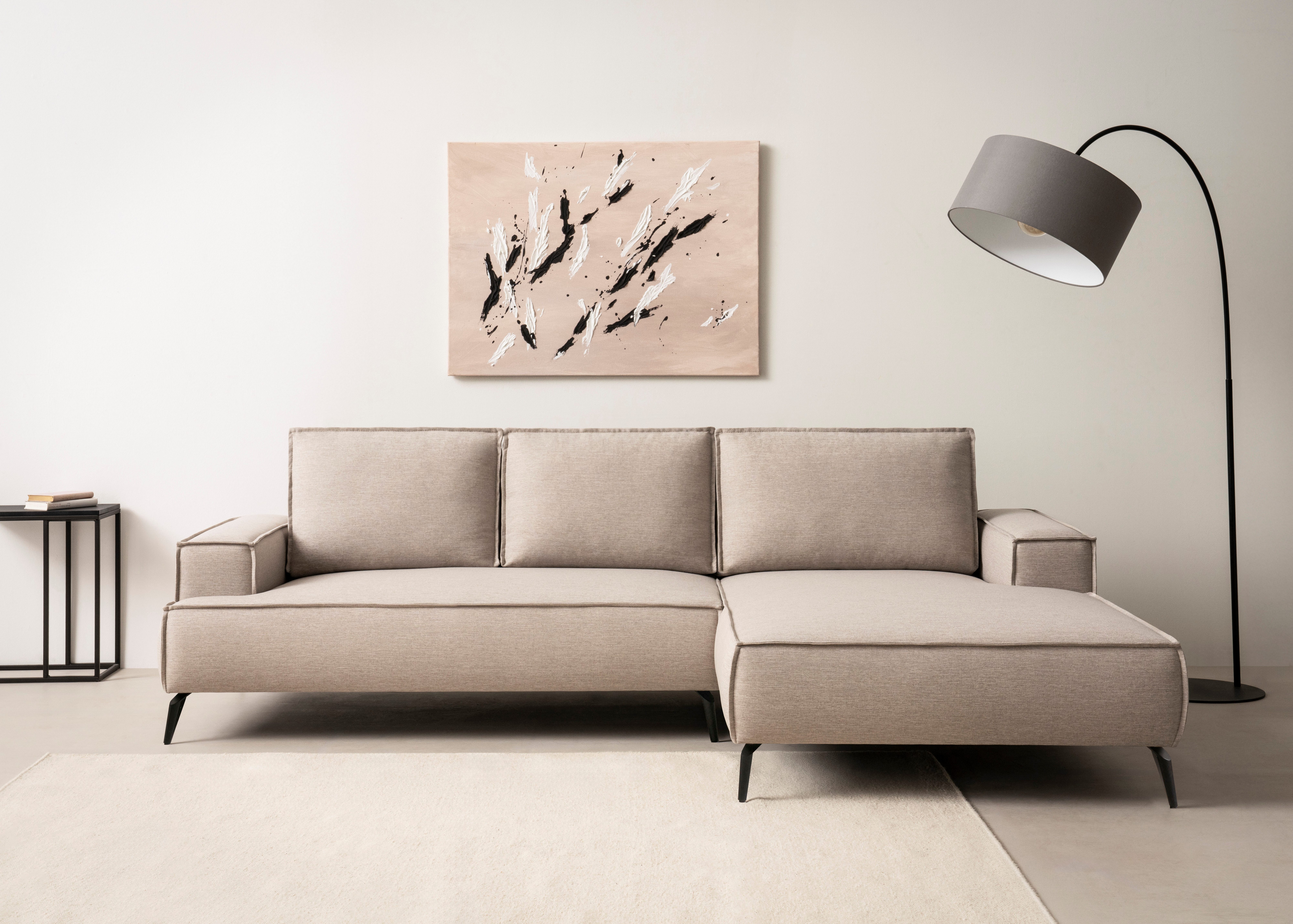 Home affaire Ecksofa TVINNU, L-Form, 275cm, in Cord und Leinenoptik, wahlwe günstig online kaufen