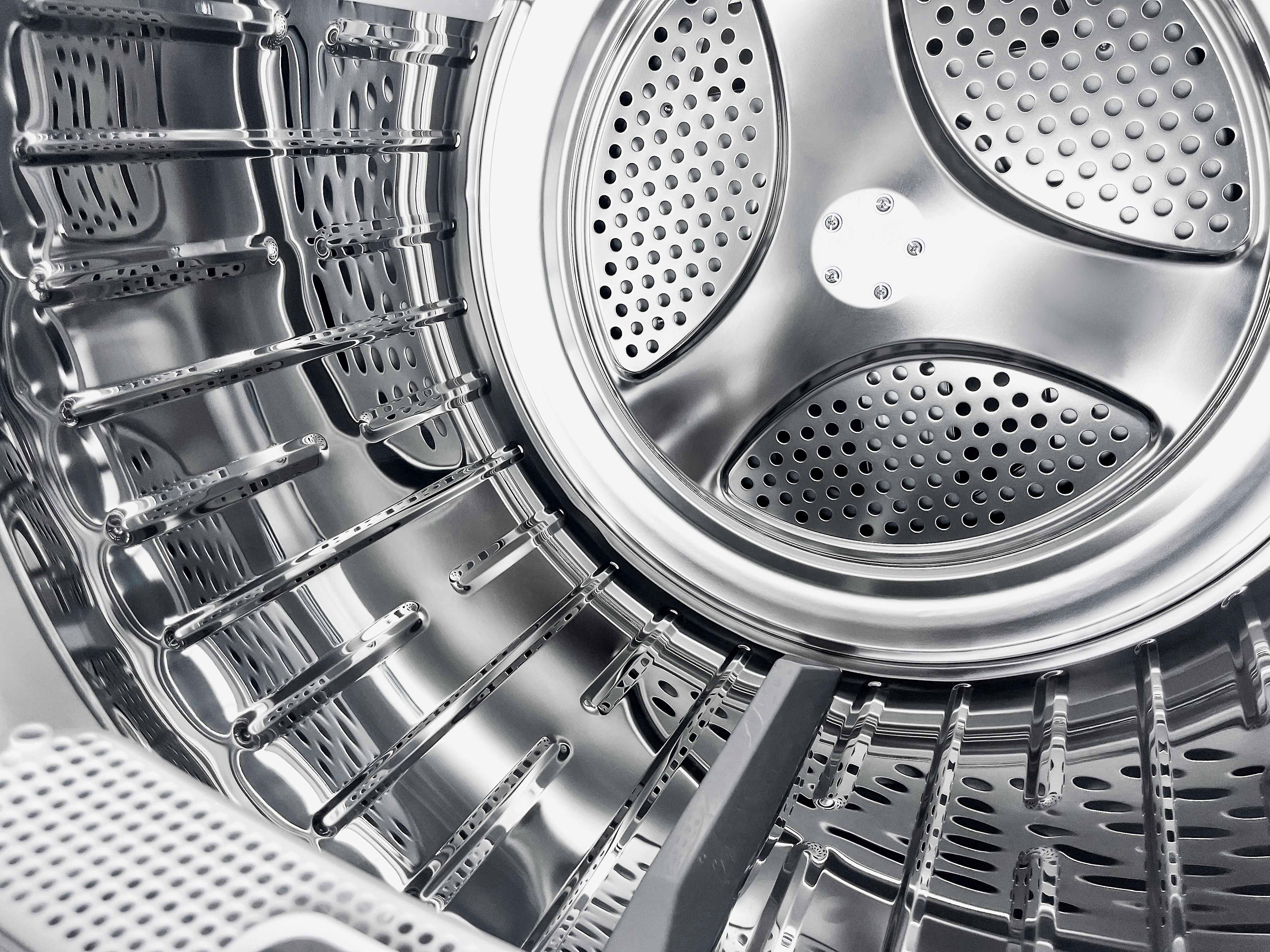 PKM Wärmepumpentrockner WPT9-15A++, Knitterschutz, Feuchtigkeitssensor, Höhenverstellbare Füße