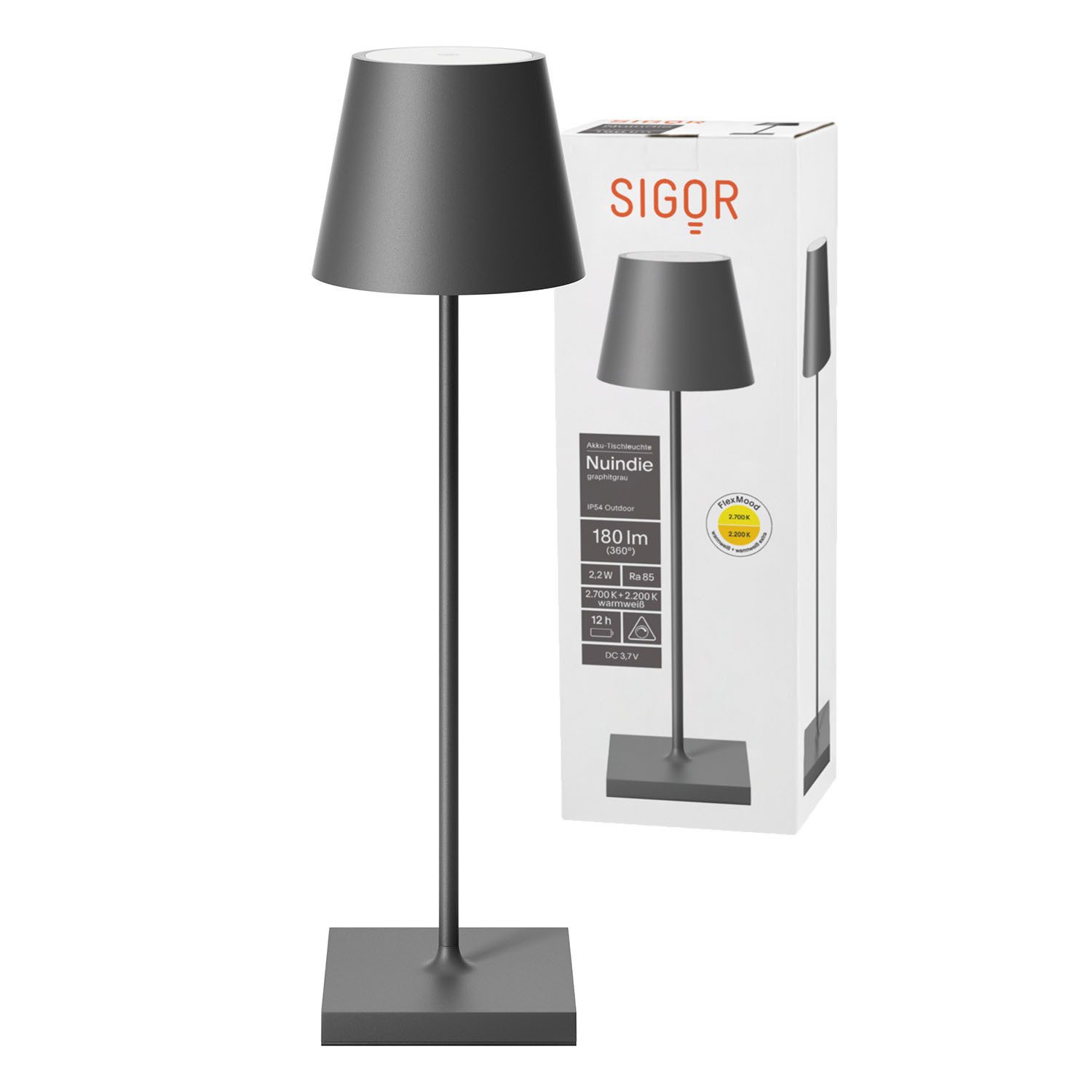 SIGOR LED Tischleuchte Akku-Sigor Nuindie Original günstig online kaufen