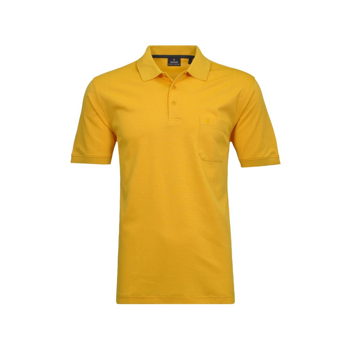 RAGMAN Poloshirt (1-tlg) gelb 050-GELB