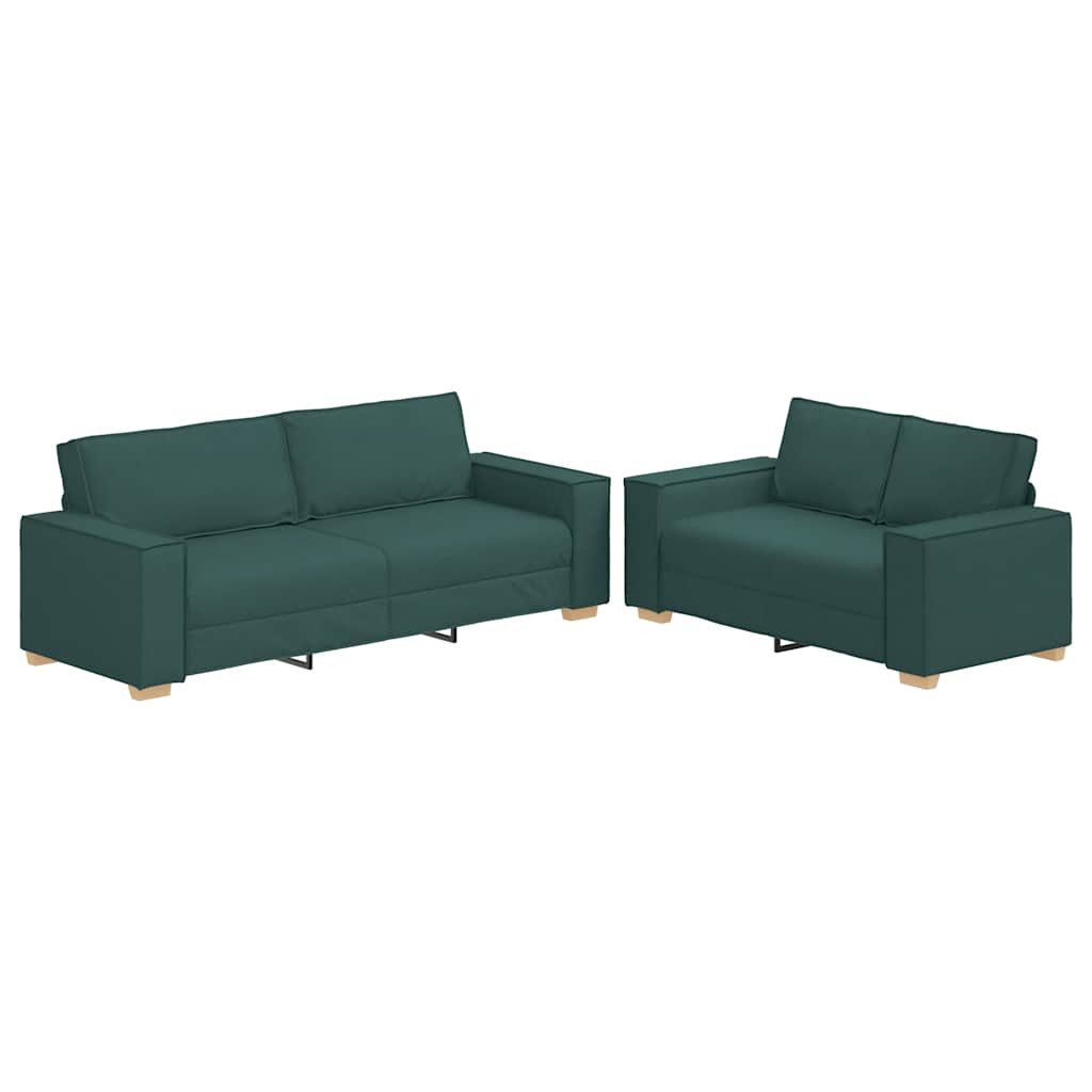 vidaXL Sofa 2-teiliges Sofa-Set mit Kissen, günstig online kaufen