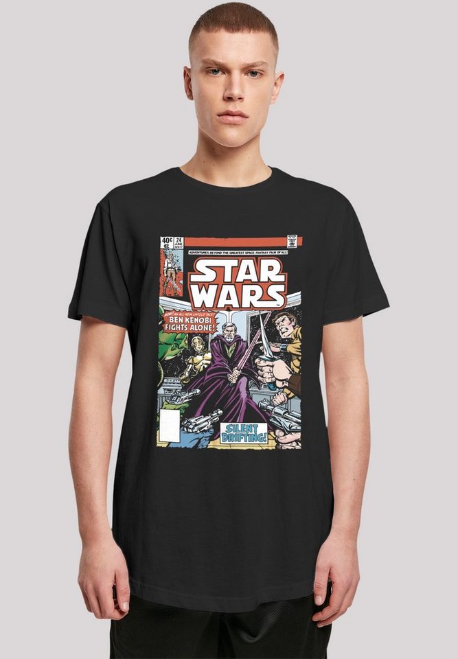 F4NT4STIC T-Shirt Star Wars Ben Kenobi Fights Alone Premium Qualität, Sehr  weicher Baumwollstoff mit hohem Tragekomfort