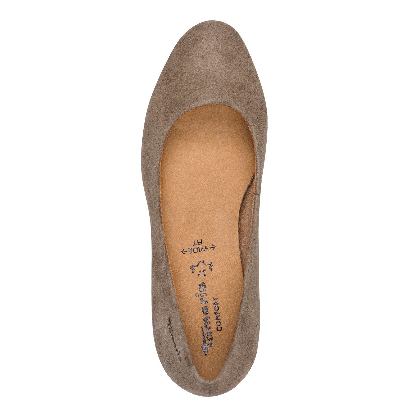 Tamaris Tamaris Damen Pumps 8-82400-47-377 TAUPE SUEDE Pumps – Bild 4 von 5