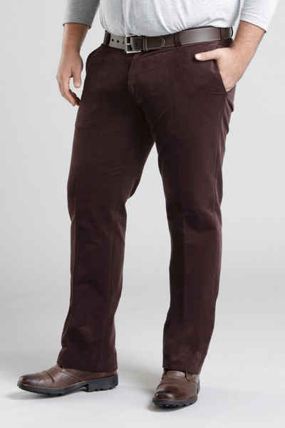 Men Plus 5-Pocket-Jeans Cordhose Spezialschnitt