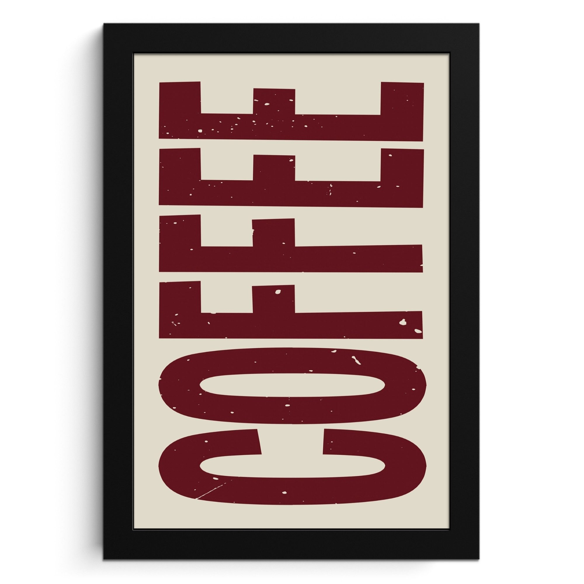 MuchoWow Poster Kaffee -Japandi - Rot günstig online kaufen