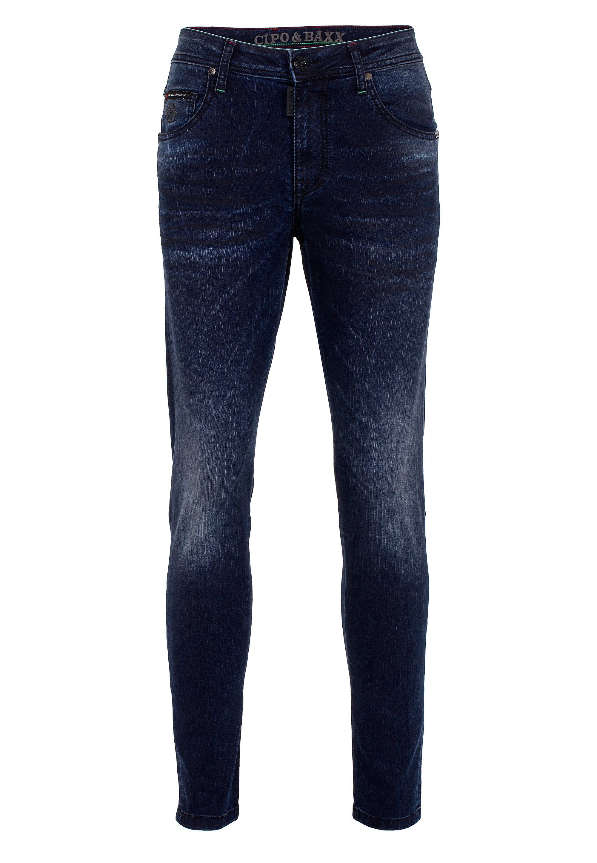 & Cipo Slim-fit-Jeans Slim-Fit Baxx im Schnitt