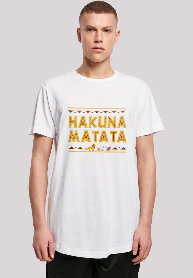 F4NT4STIC T-Shirt König der Löwen Hakuna Matata' Print, Sehr weicher  Baumwollstoff mit hohem Tragekomfort