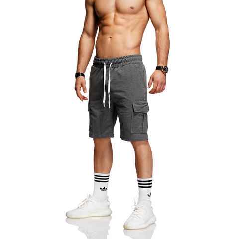 behype Shorts CURT mit Cargo-Taschen