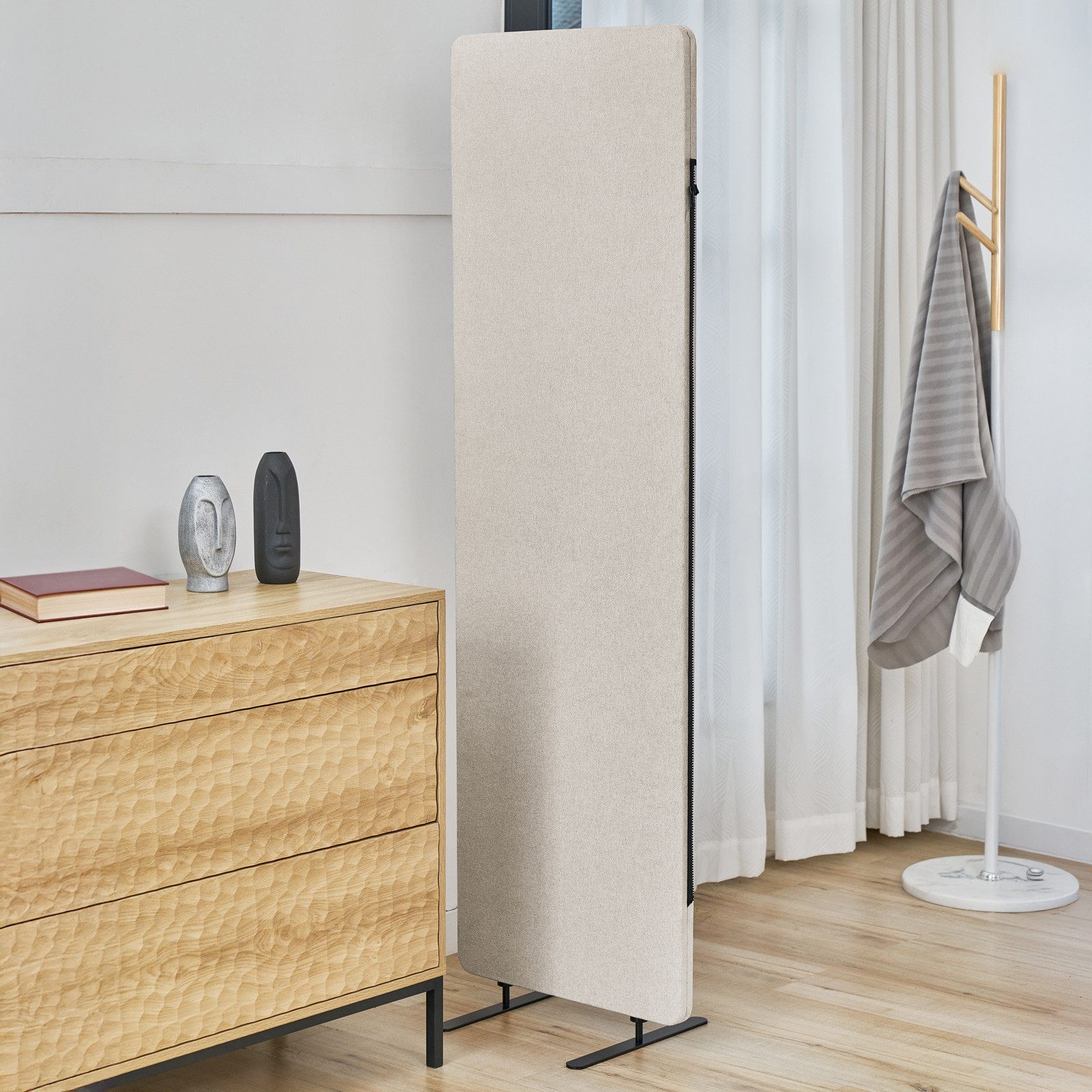 SVITA Paravent OTIS, Raumteiler, Stellwand, Sichtschutz, Lärmschutz, mit Po günstig online kaufen