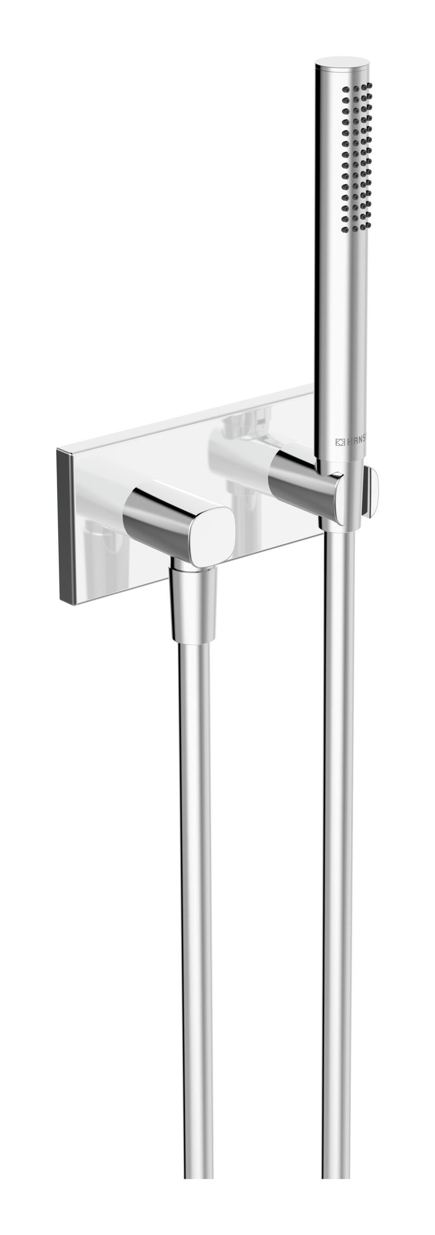 HANSA Brausegarnitur Hansaliving, Brause-Set mit Wandanschlussbogen