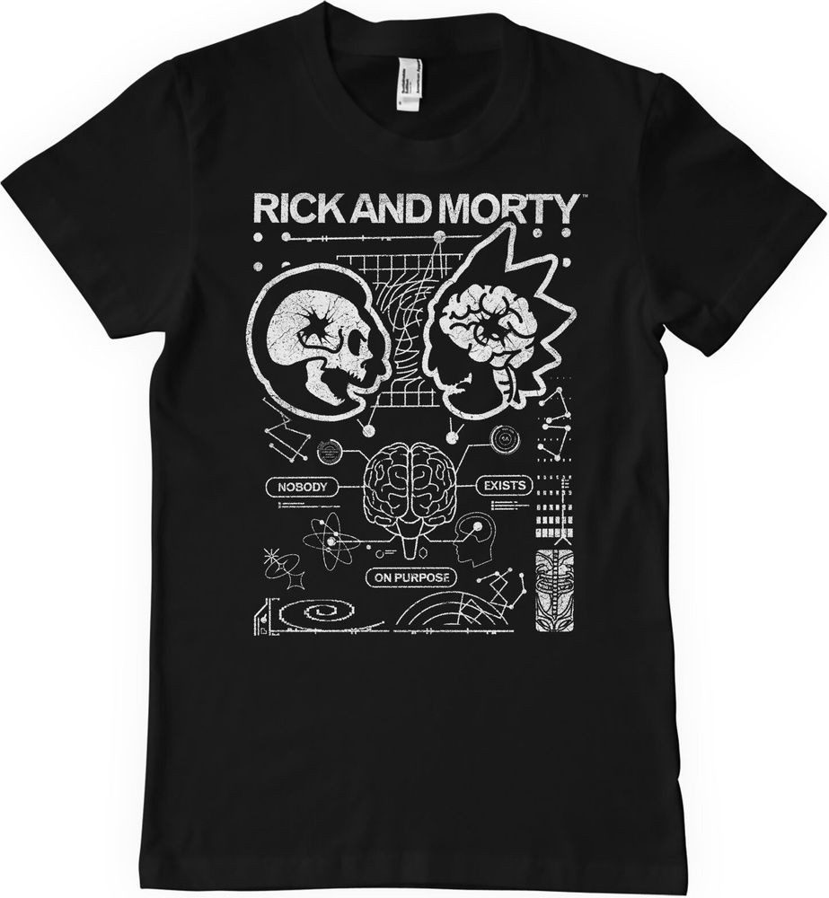 Rick and Morty T-Shirt Nobody Exists On Purpose T-Shirt
