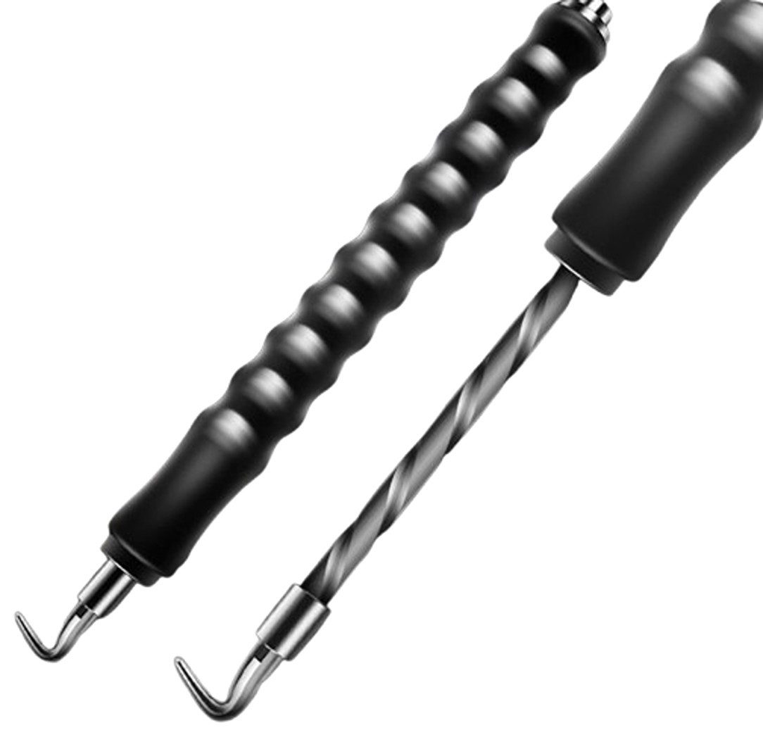 BAYLI Schraubstock 30 cm Drillapparat, Zaun Draht Driller, Rödeldraht, Drillkurbel