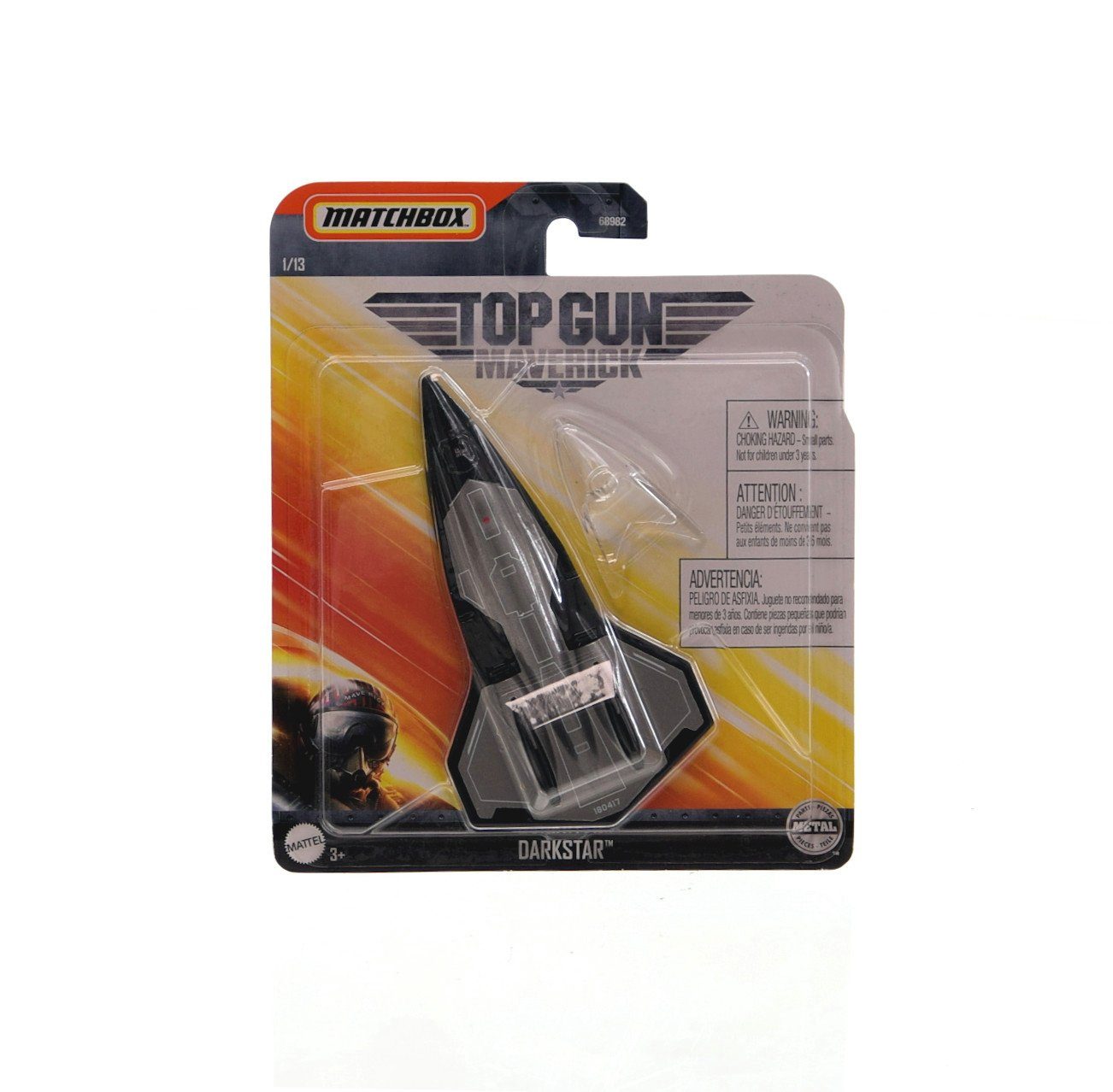 Mattel® Spielzeug-Auto Matchbox Skybusters - Top Gun - Darkstar