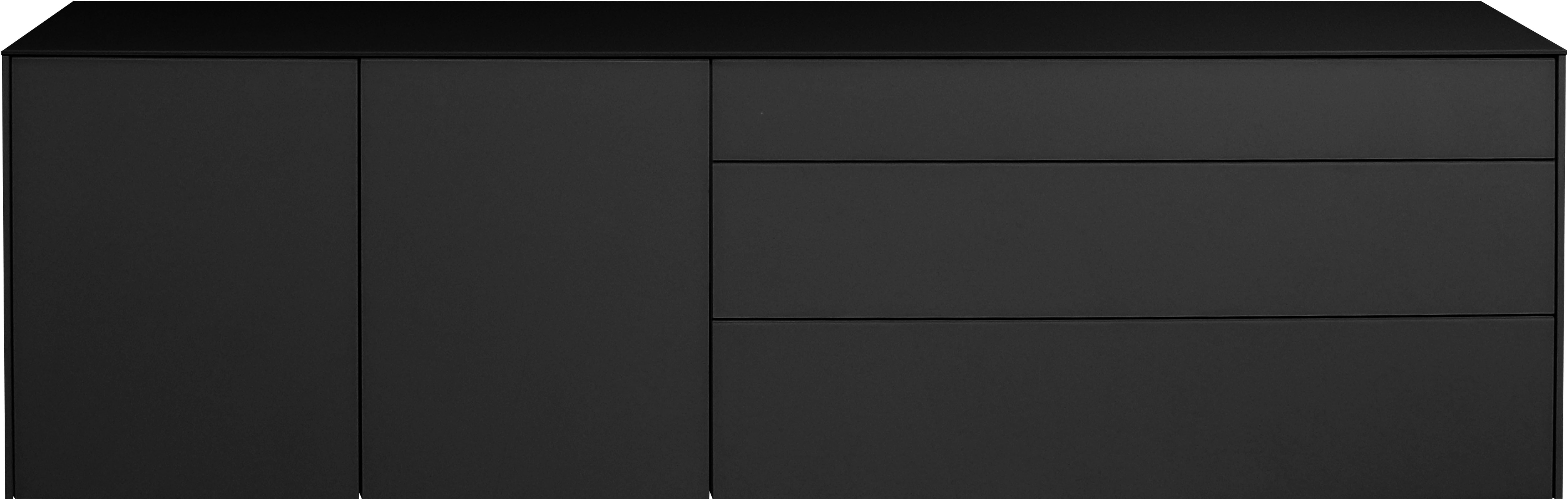 Mäusbacher Lowboard Imola TOPSELLER! (OTTOs Choice), Lowboard mit Glasfront und Glasoberplatte