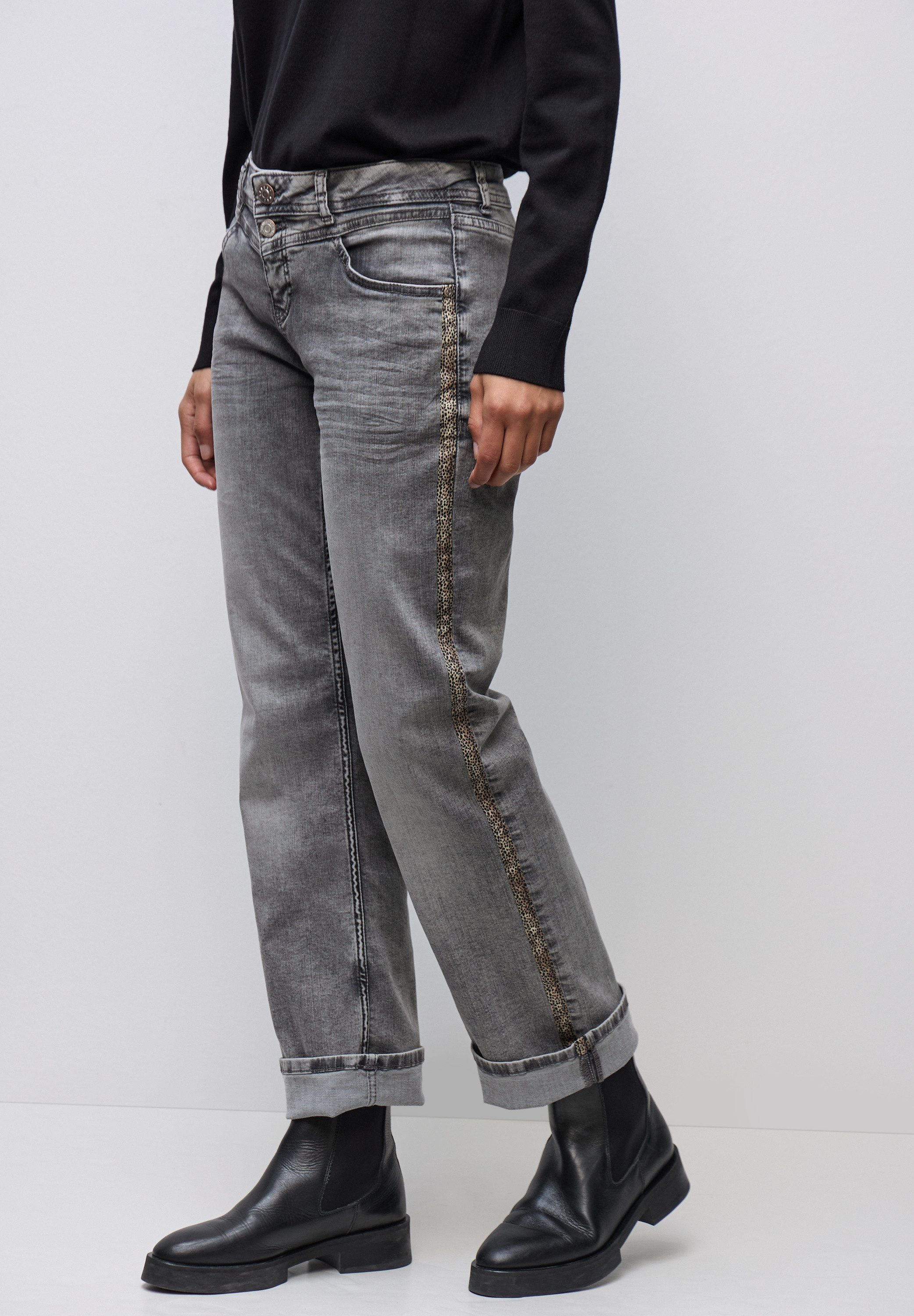 STREET ONE Comfort-fit-Jeans Middle Waist