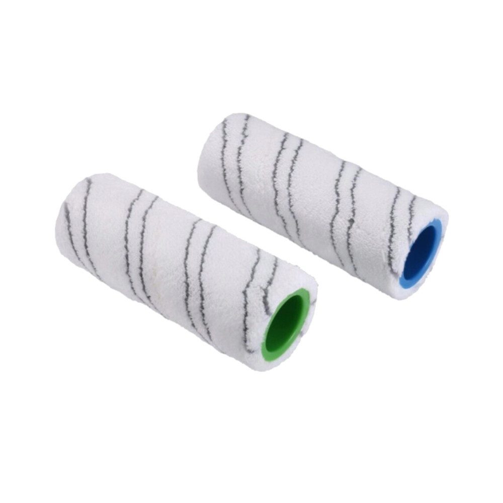 Trade-Shop Reinigungsbürsten-Set 2in1 Reinigungswalzen passend für Kärcher EWM 2, EWM 2 Premium, ersetzt Kärcher 2.055-007.0, 2.055-006.0 / Hartbodenreiniger-Zubehör, (2-tlg), saugstark, fusselfrei und strapazierfähig / schonende Feuchtreinigung