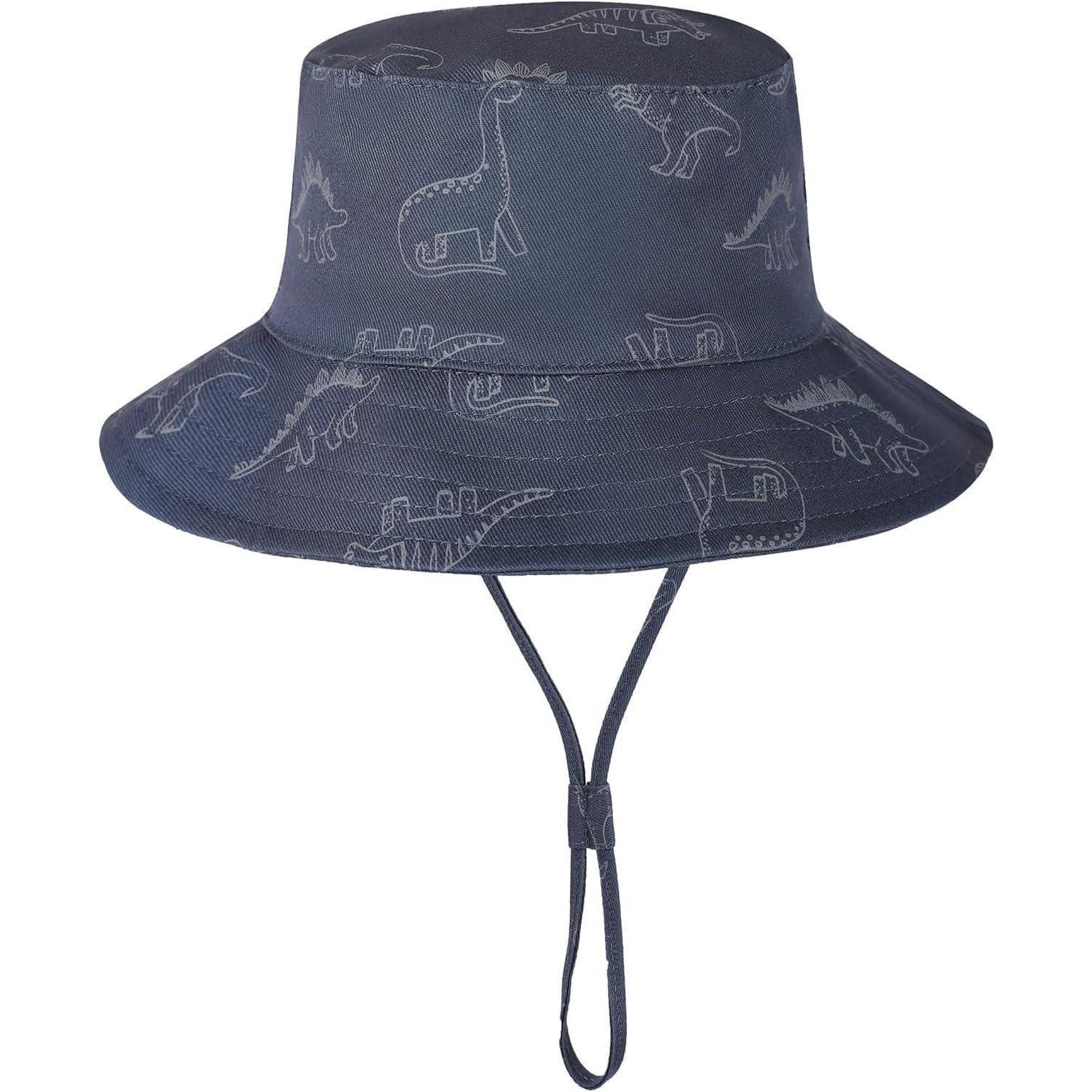 LuxusKollektion Sonnenhut Baby Sonnenhut UV Schutz Grau (1-St)