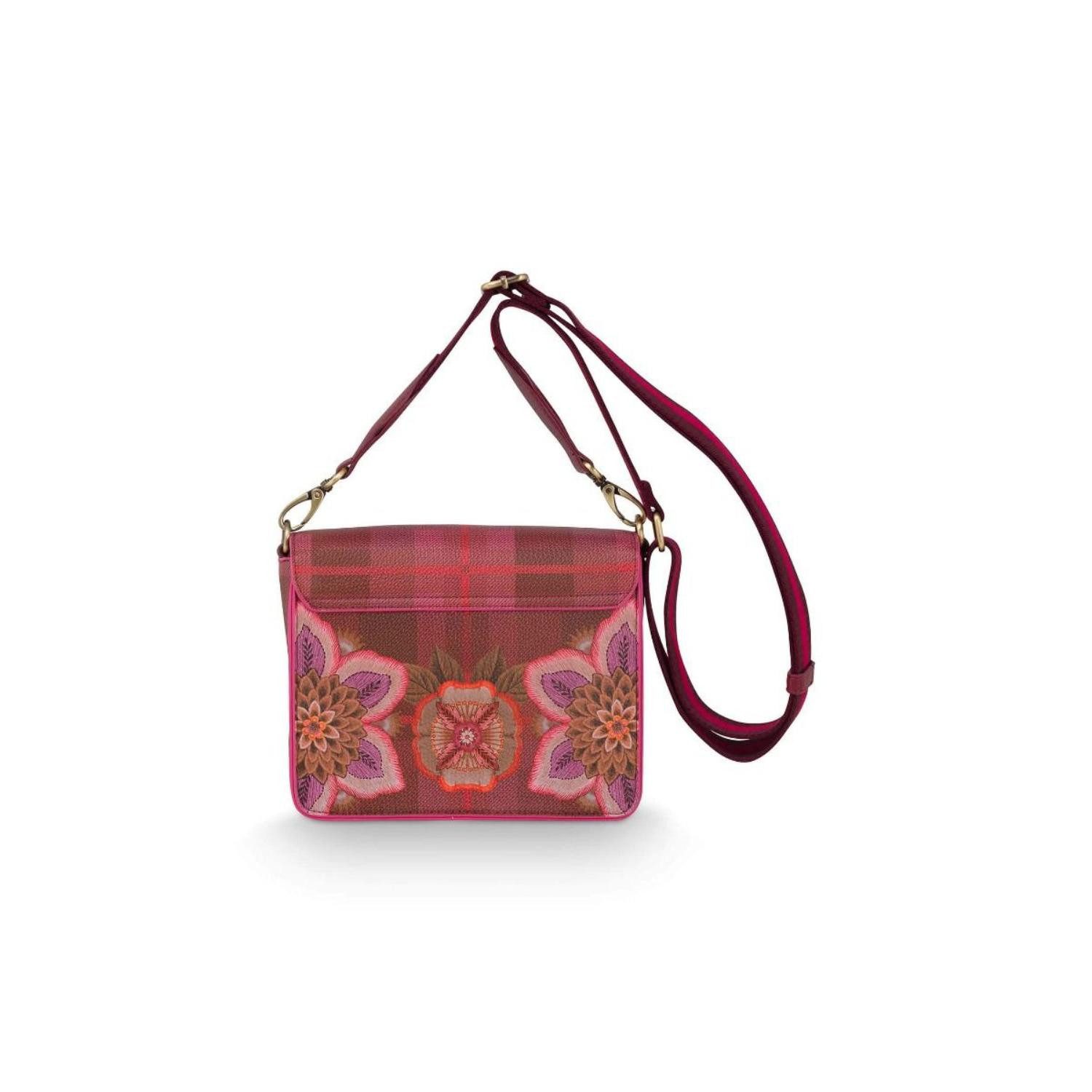 PiP Studio Handtasche Schultertasche Cross Body Fenna Flores Felices Red (S)
