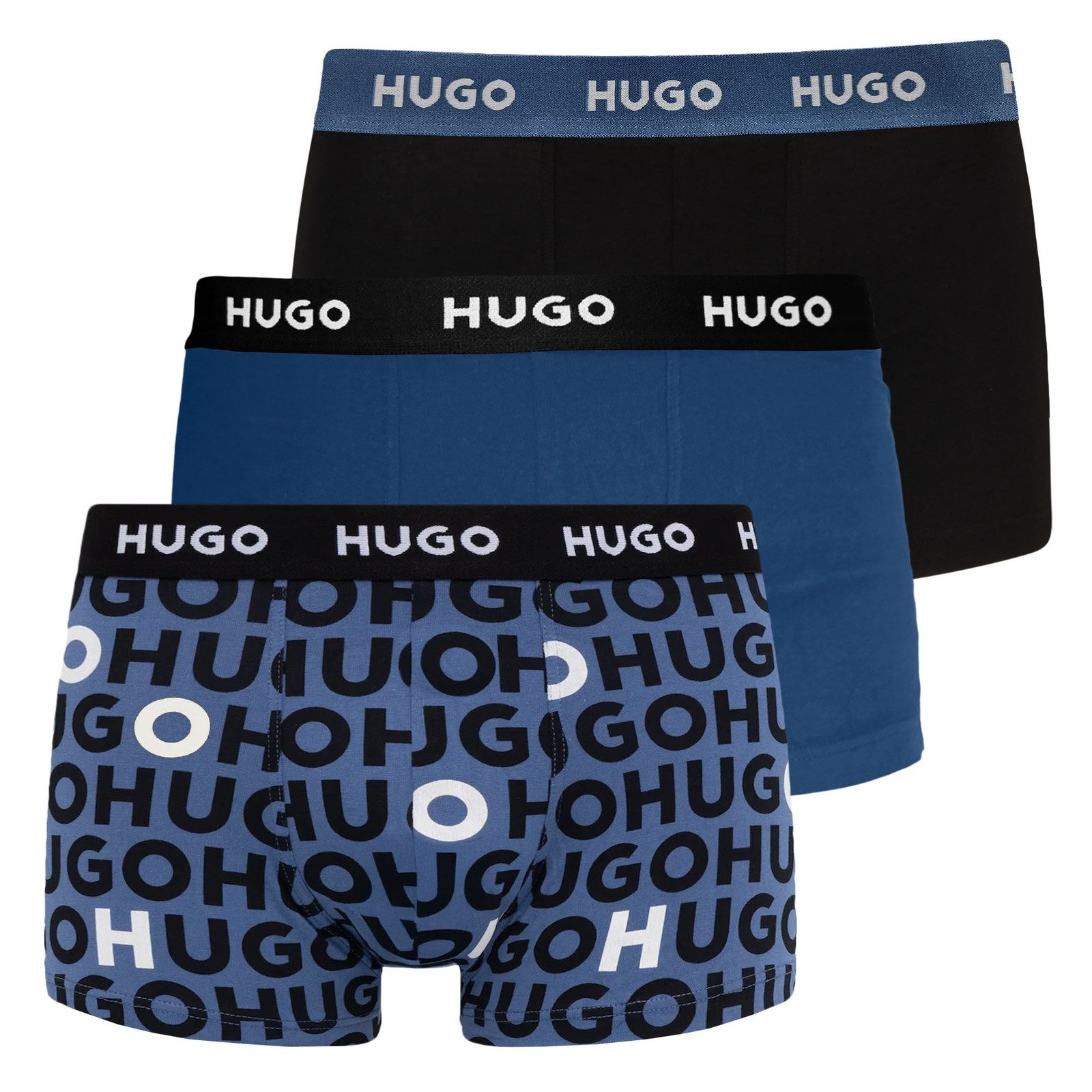 HUGO Boxer Trunk Triplet Design (3-St., 3er Set) mit umlaufendem Markenschr günstig online kaufen