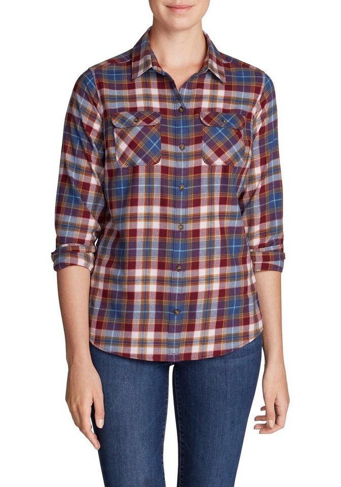 Eddie Bauer Flanellhemd Stine’s Favorite Flanellbluse - kariert Eddie Bauer Flanellhemd Stine’s Favorite Flanellbluse - kariert