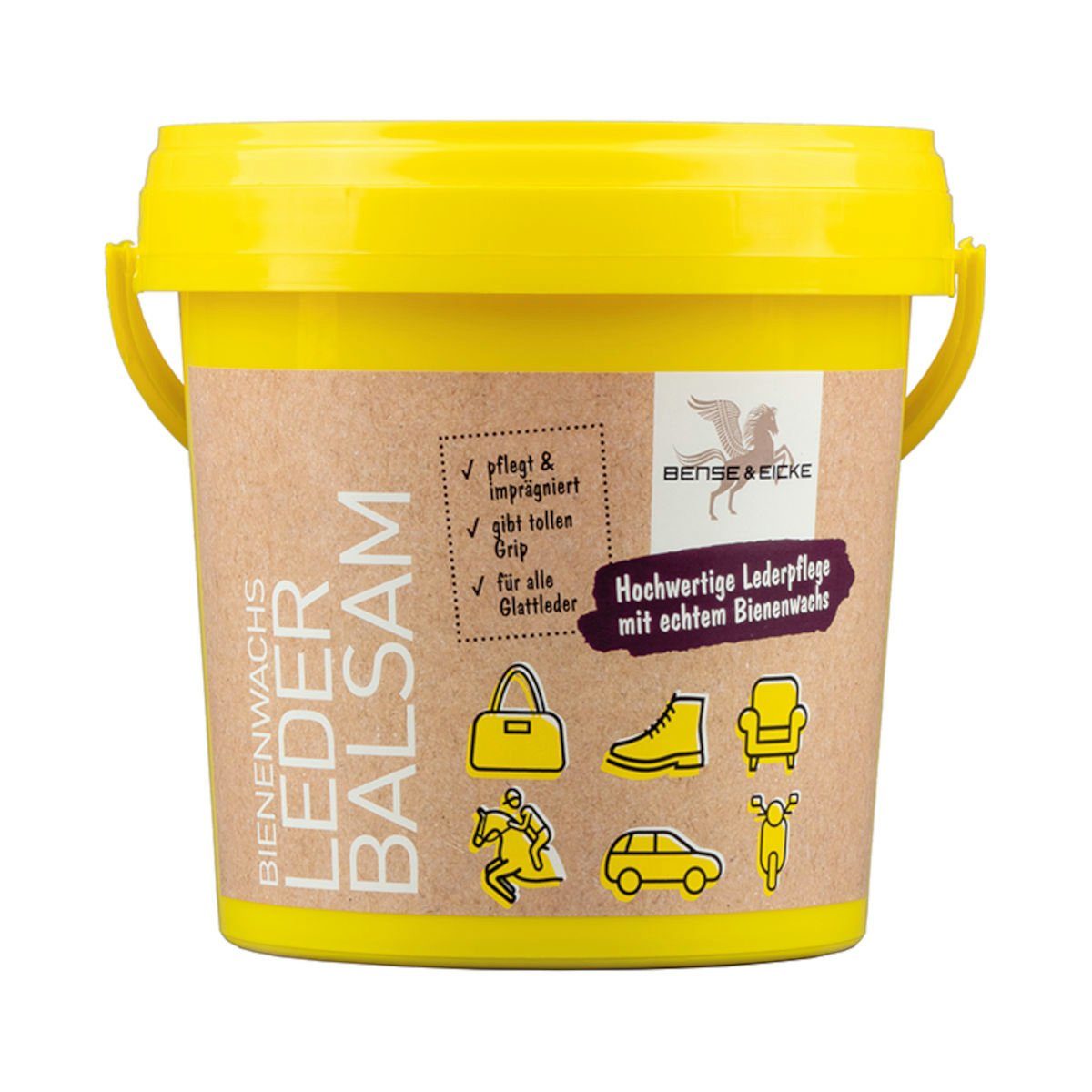 Bense & Eicke Bienenwachs-Lederpflege-Balsam - 1000 ml Lederbalsam (Packung)